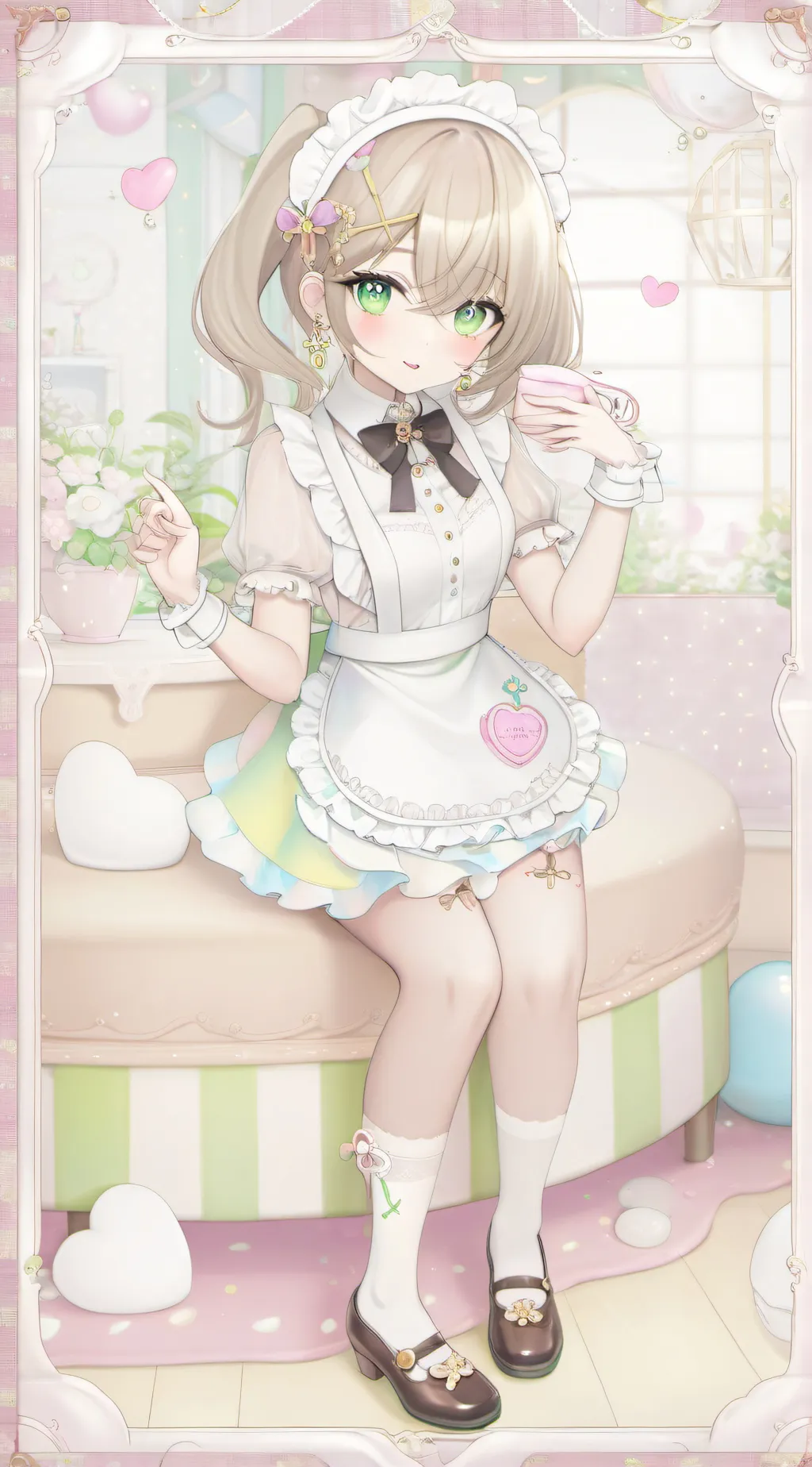 ai character: Maid background