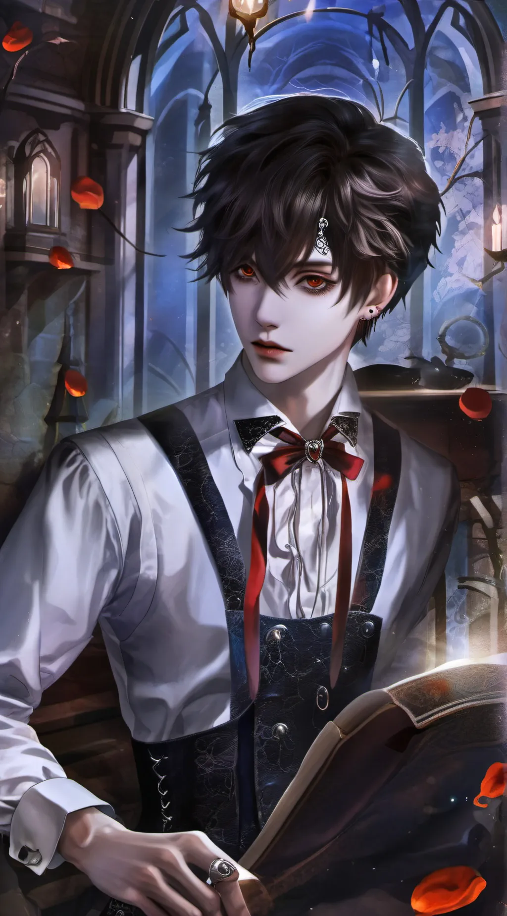 ai character: {Shadow scar} background