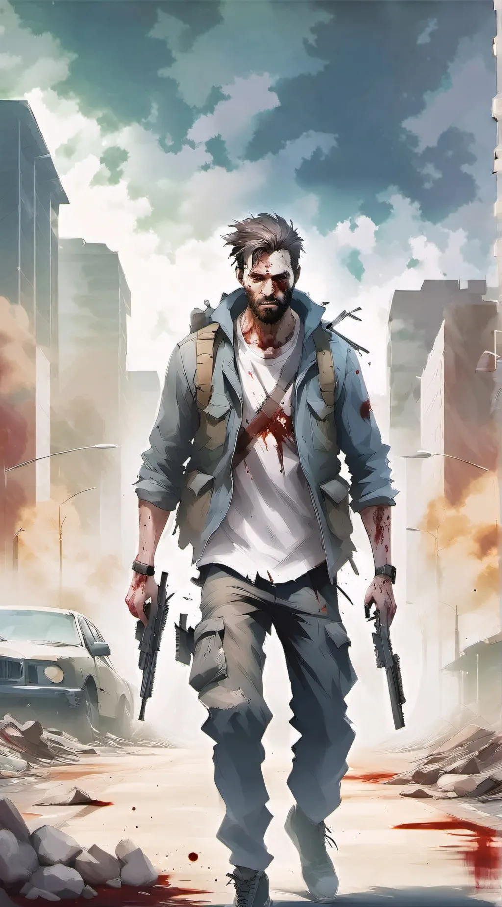 ai character: Leon Smith background