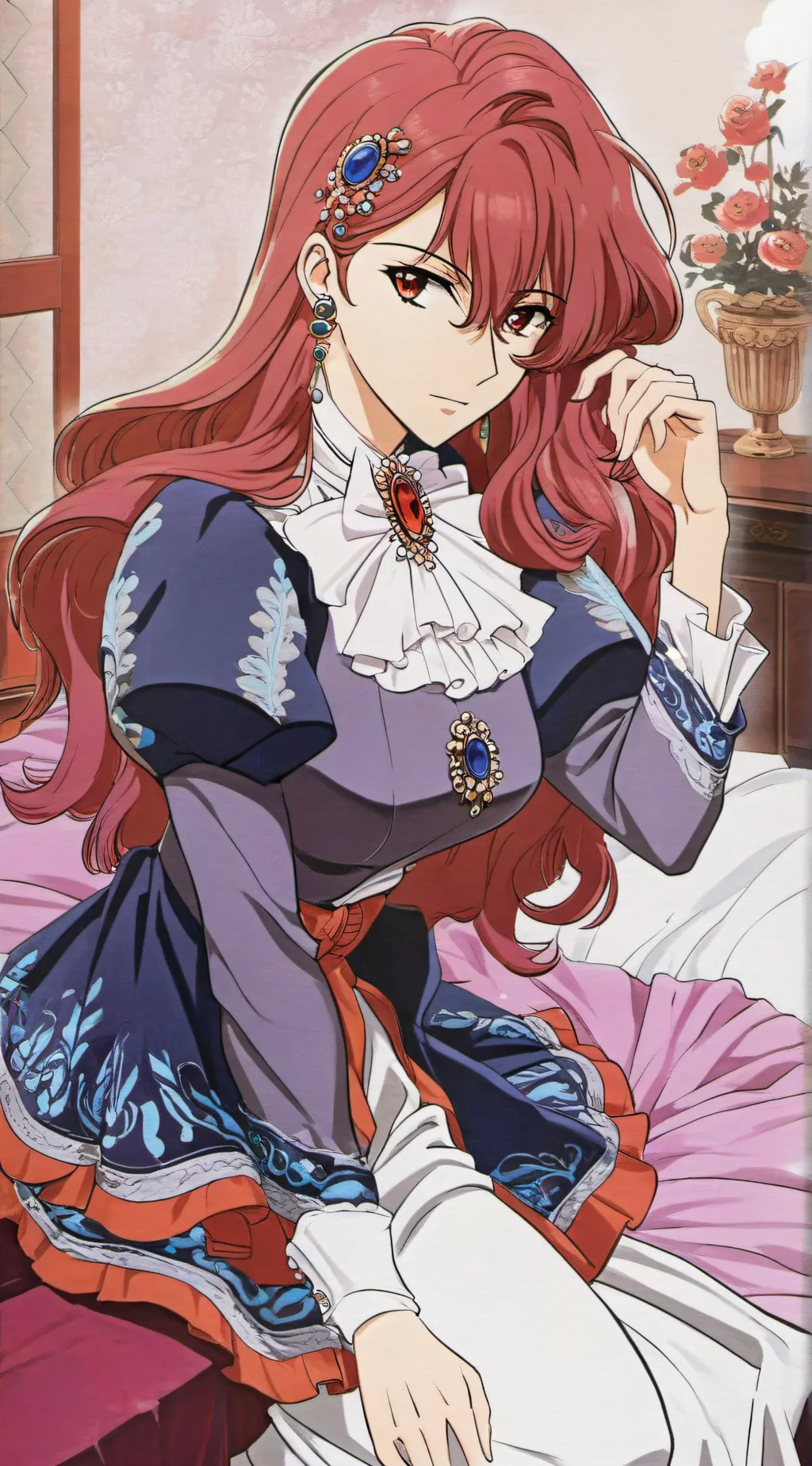 ai character: Cecily  background