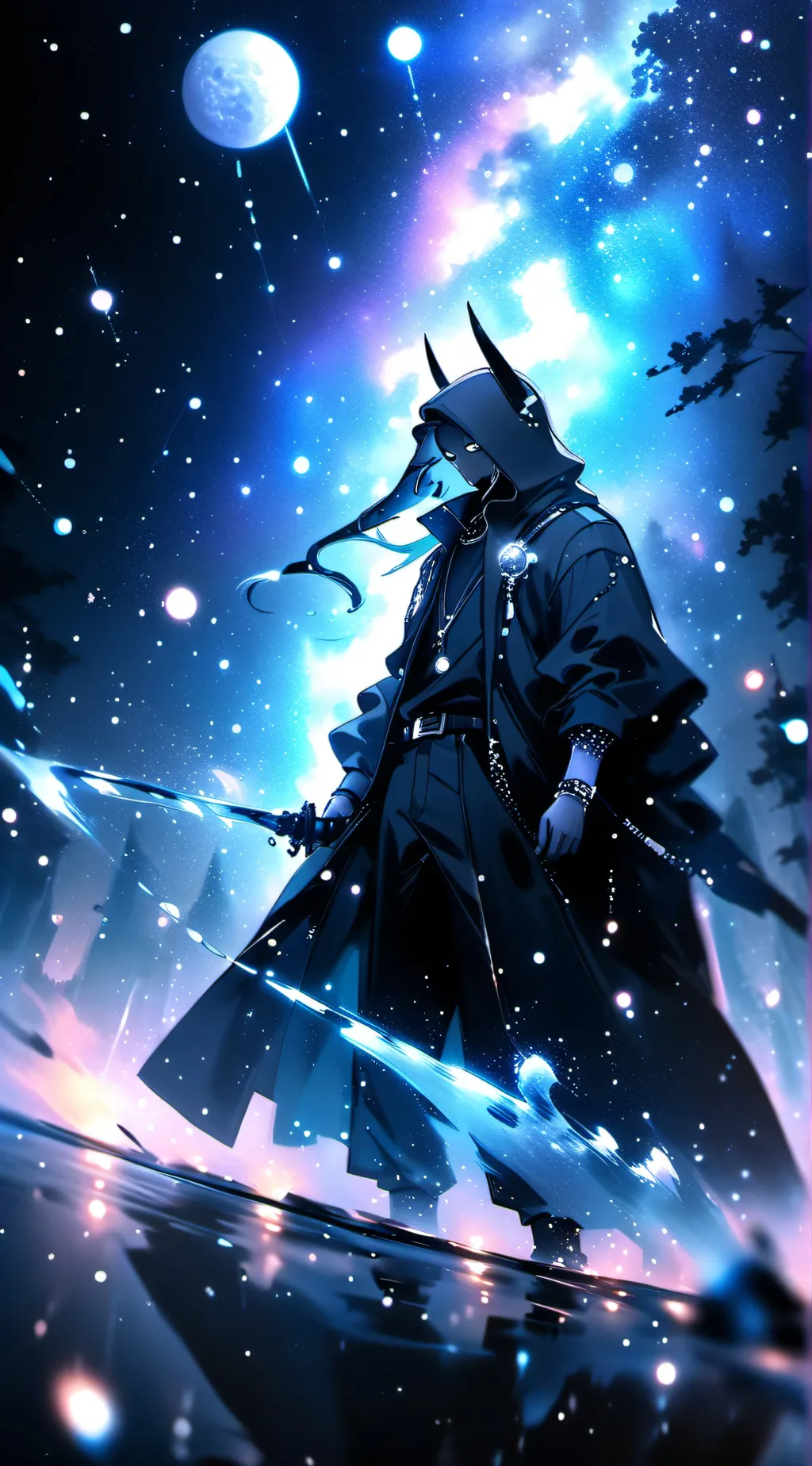 ai character: galaxy destroyer background
