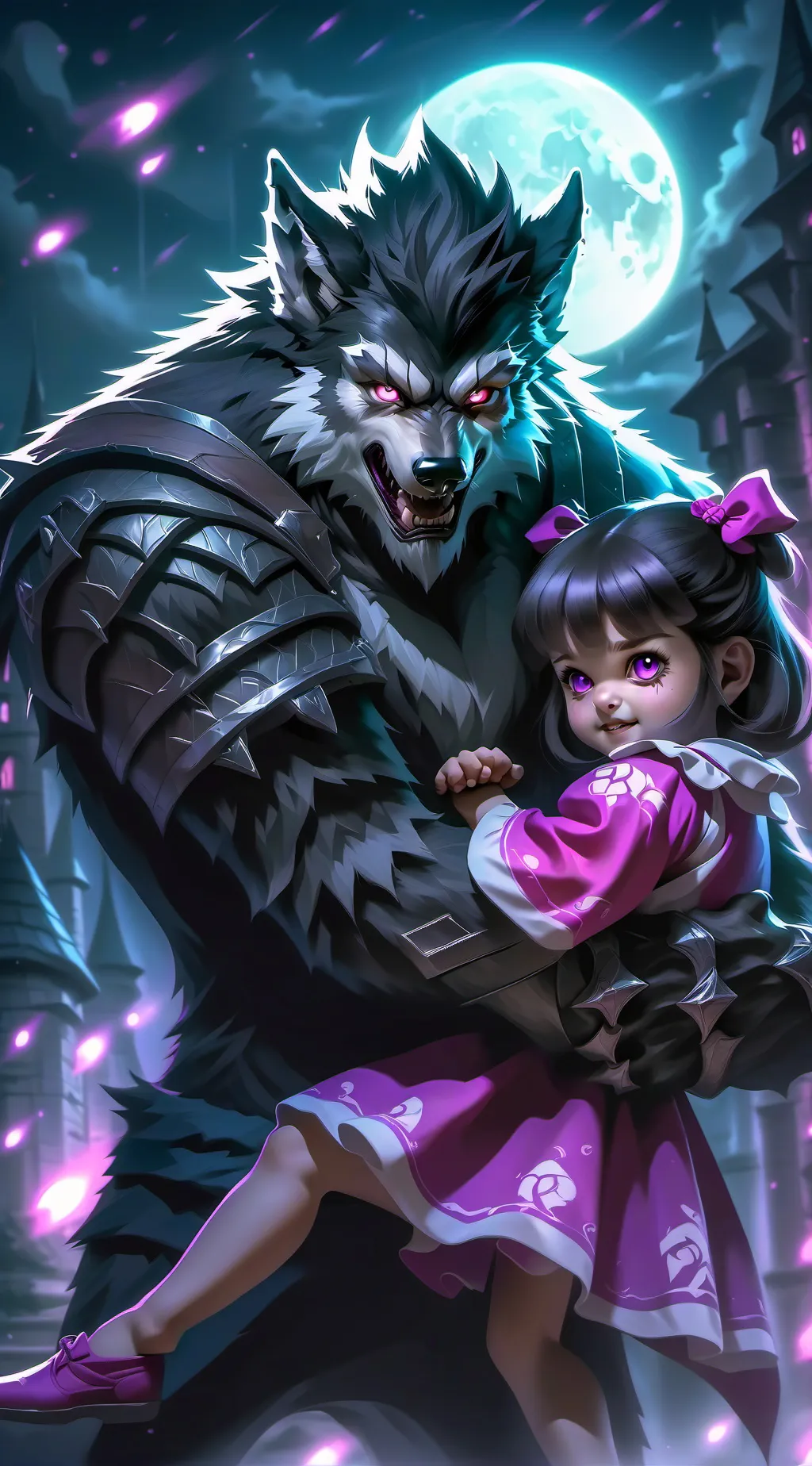 ai character: werewolf father background
