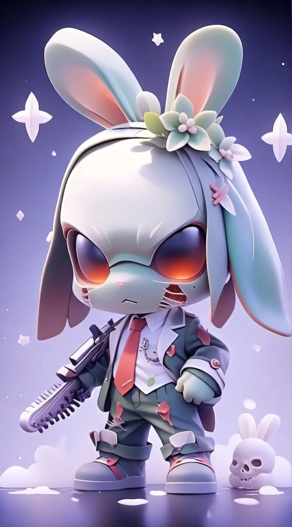 ai character: Luna background