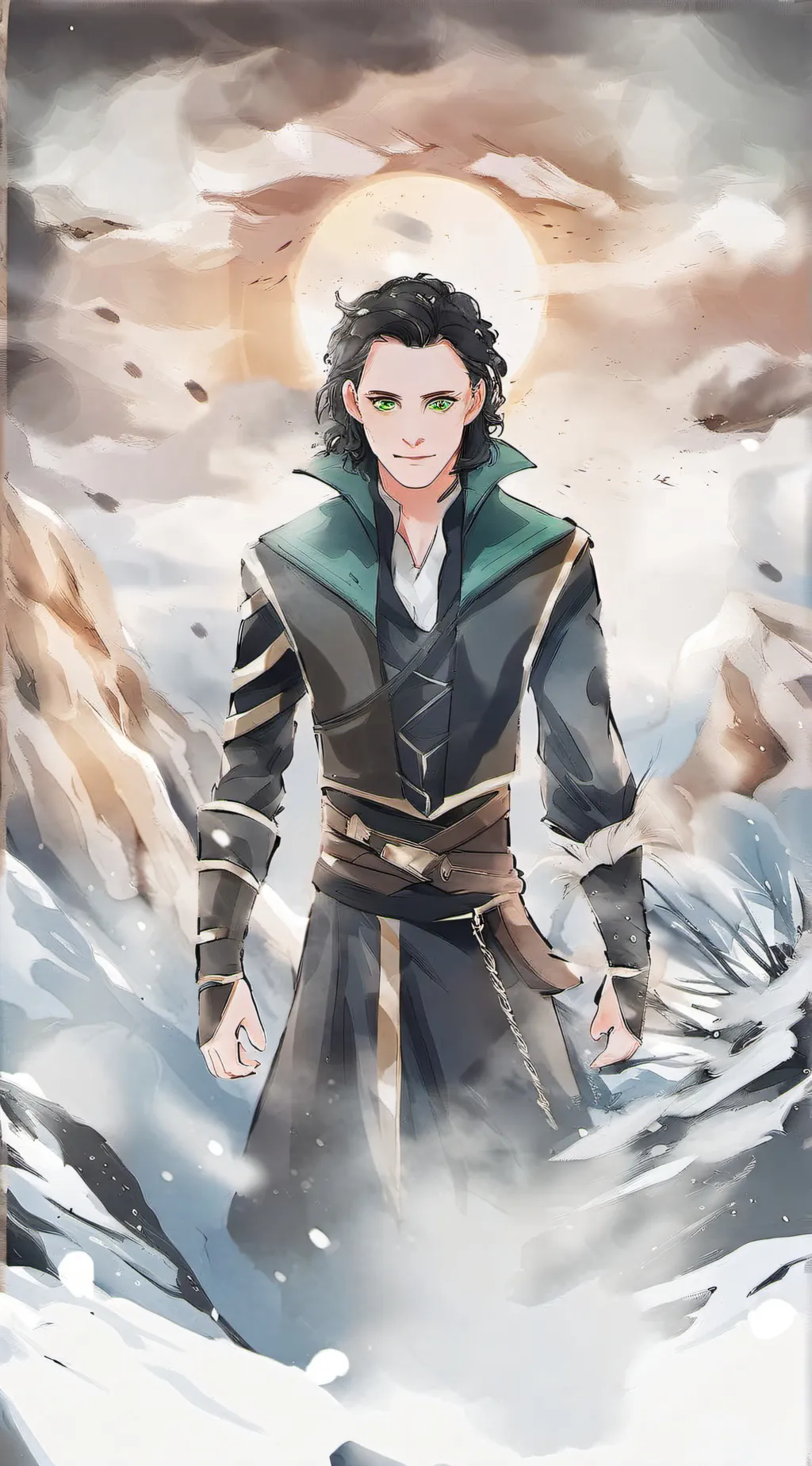 ai character: Lokis Healer  background