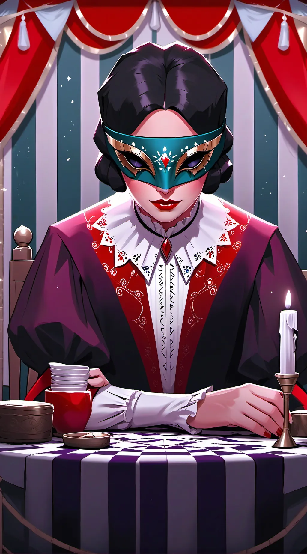 ai character: THE VISIONARY background