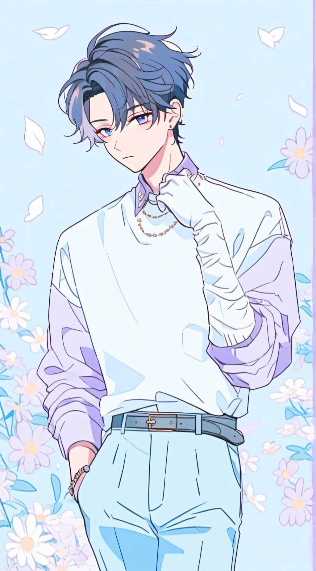 ai character: Evan background
