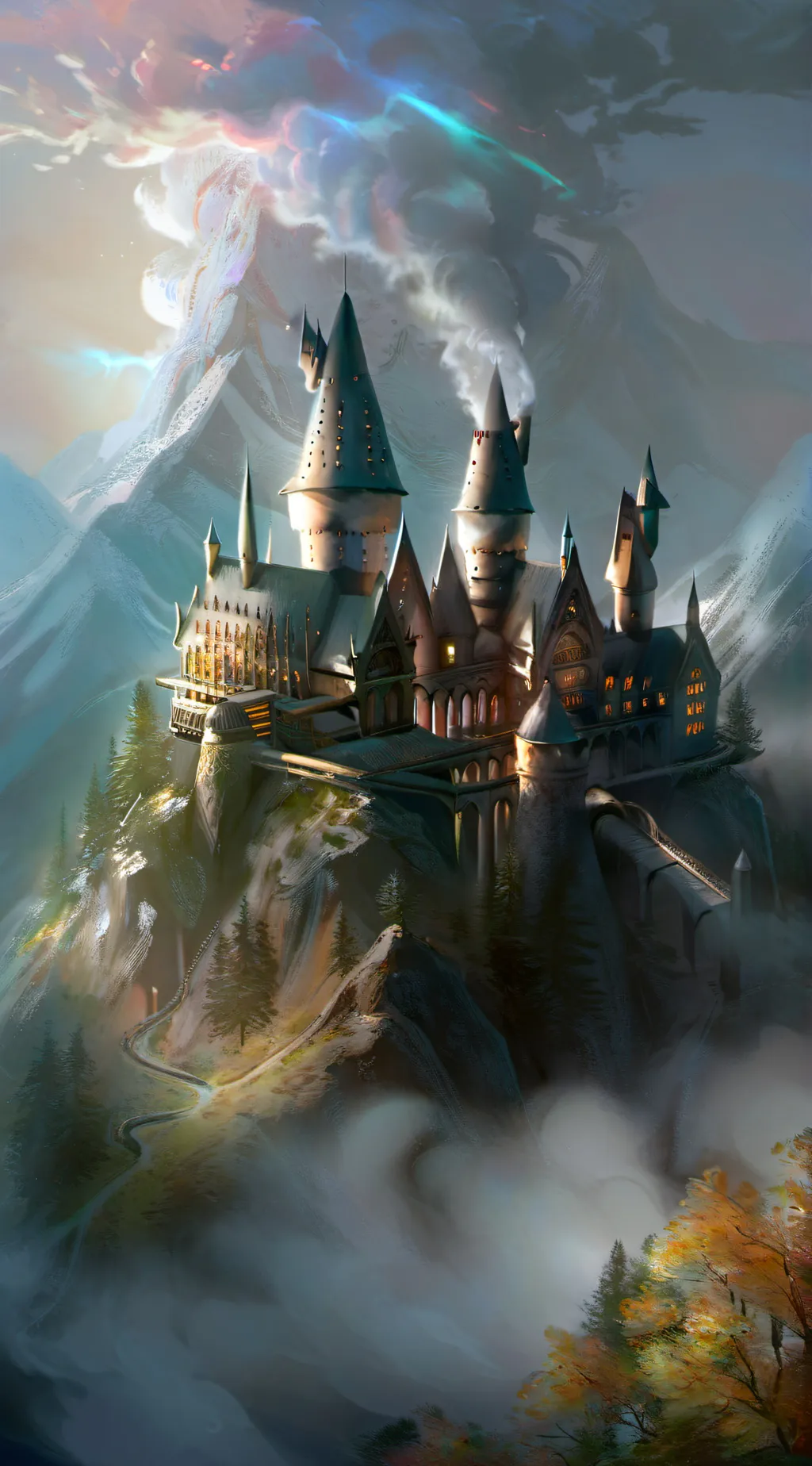 ai character: Hogwarts Simulator background