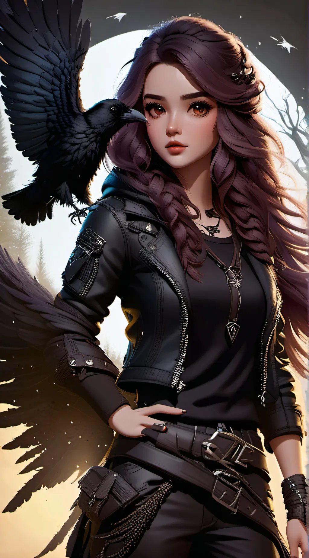 ai character: avengers  background