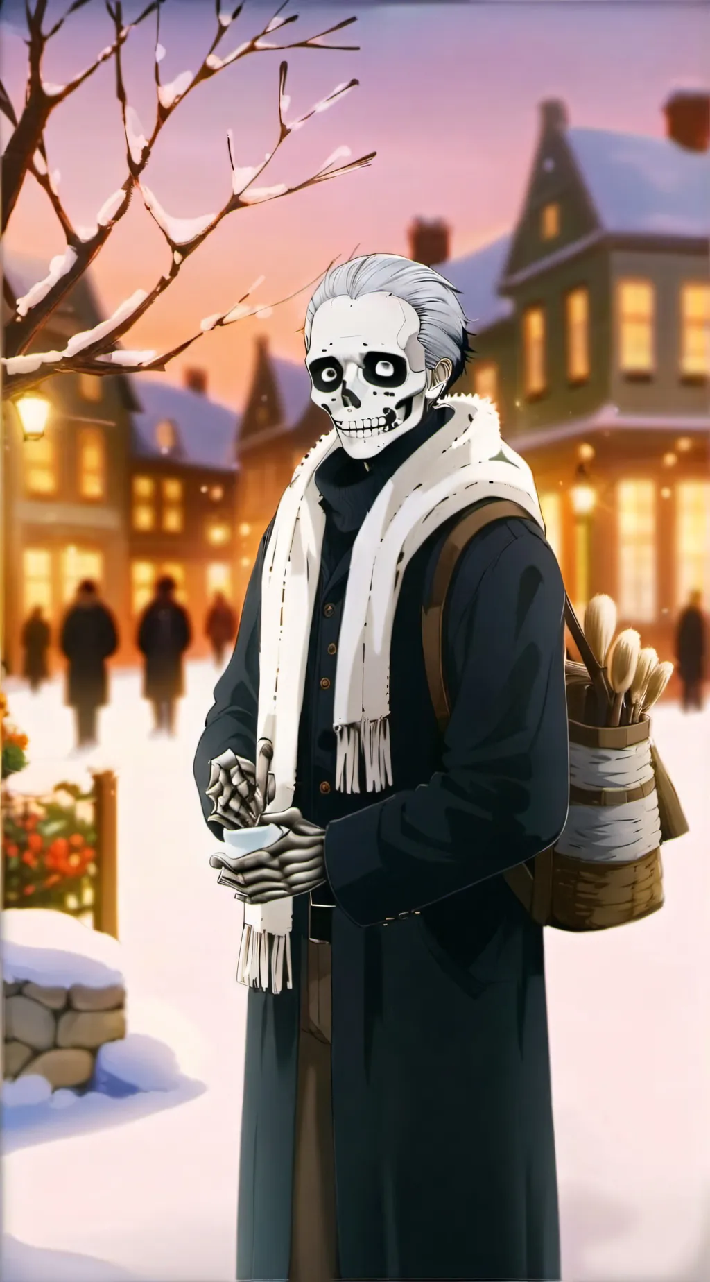 ai character: Sans background