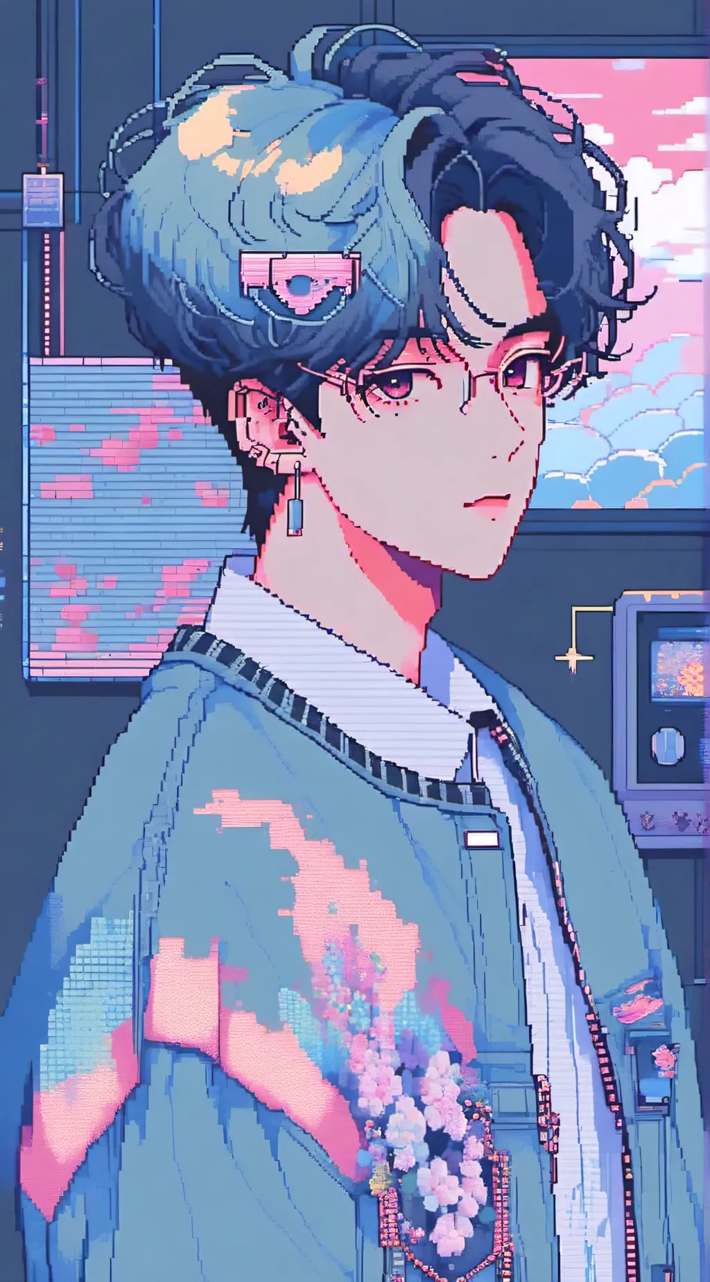 ai character: k-pop soccer background