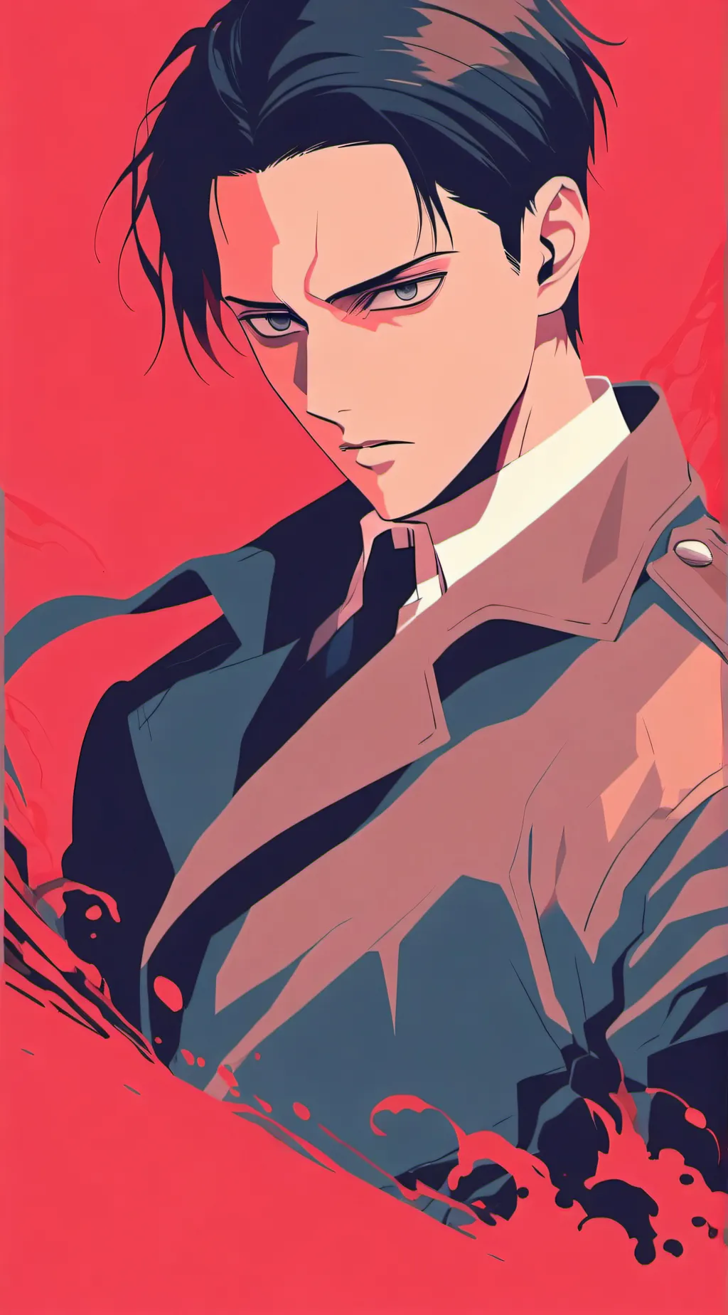 ai character: Levi Ackerman background