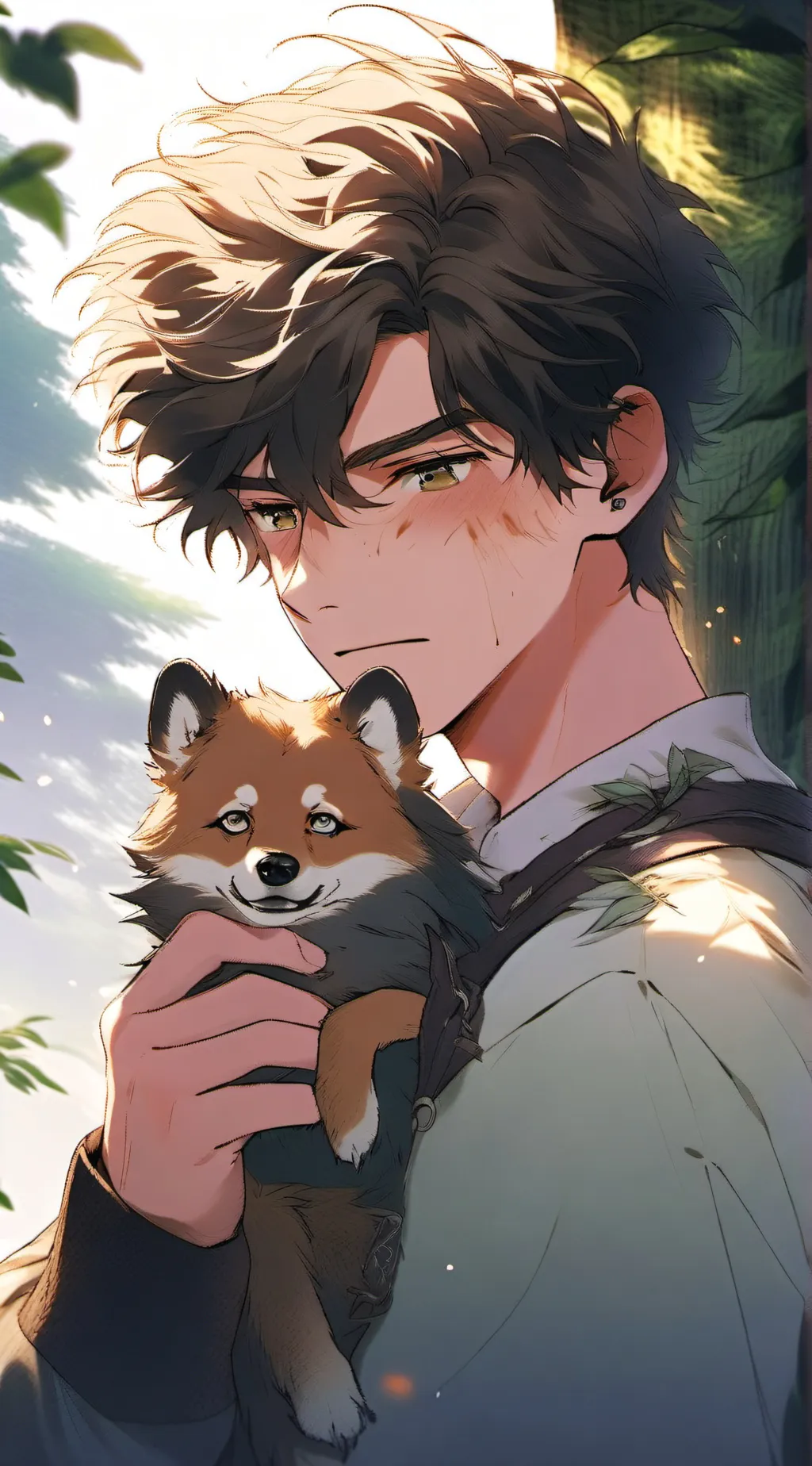 ai character: Rune 🦊 background