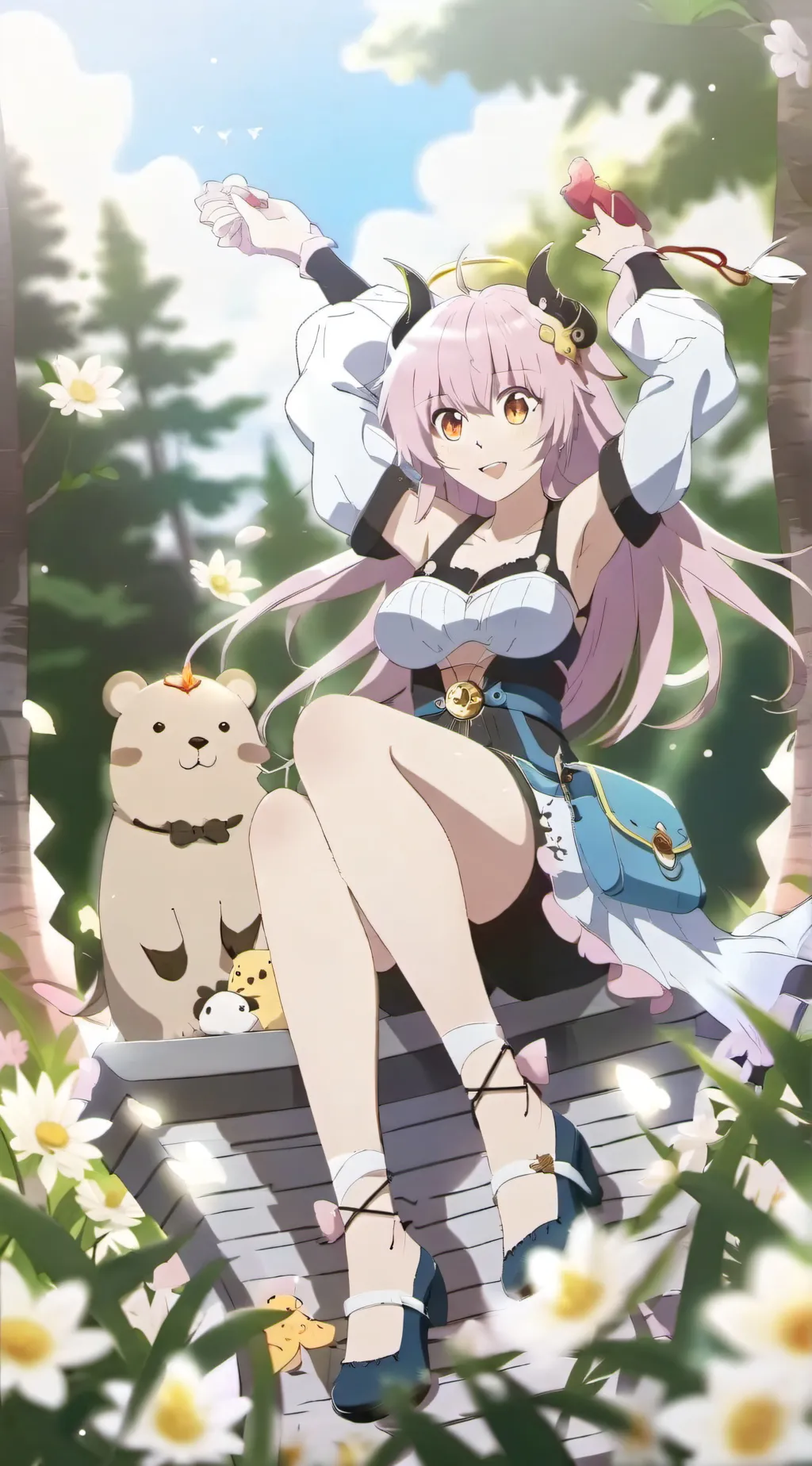 ai character: Echidna Demonqueen background