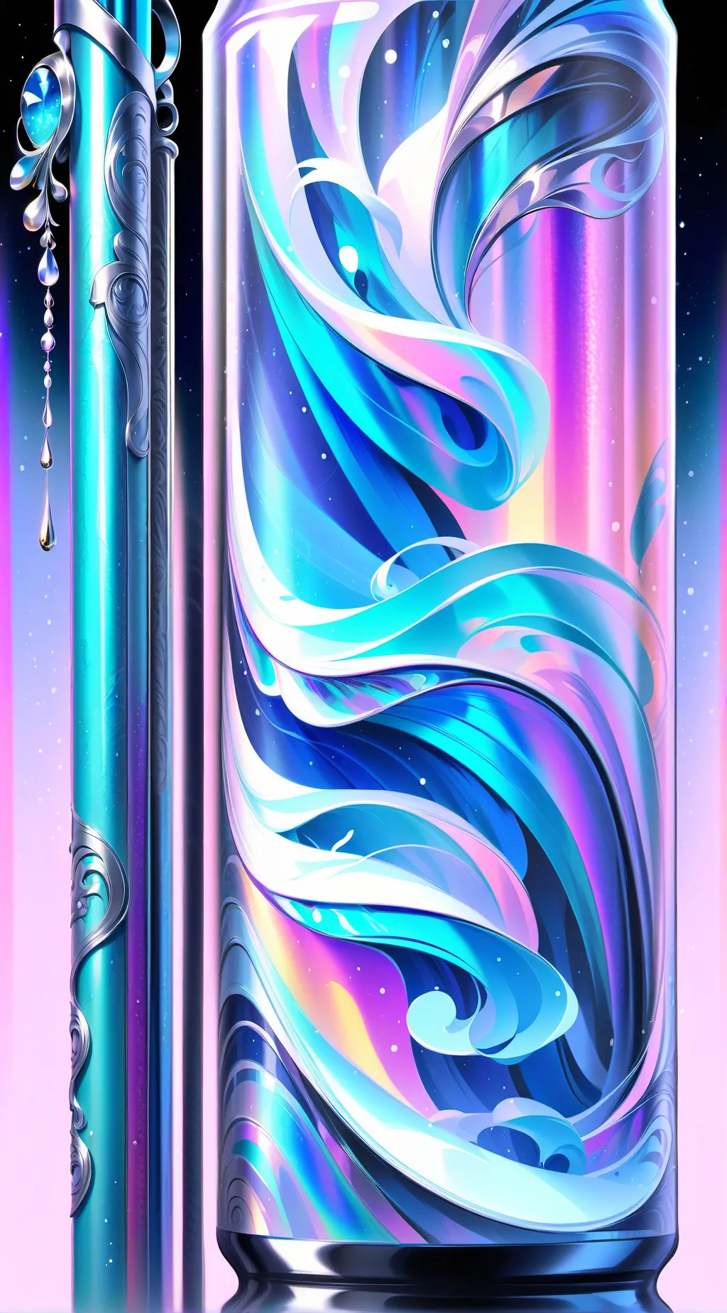 ai character: rainbow 🌈 background