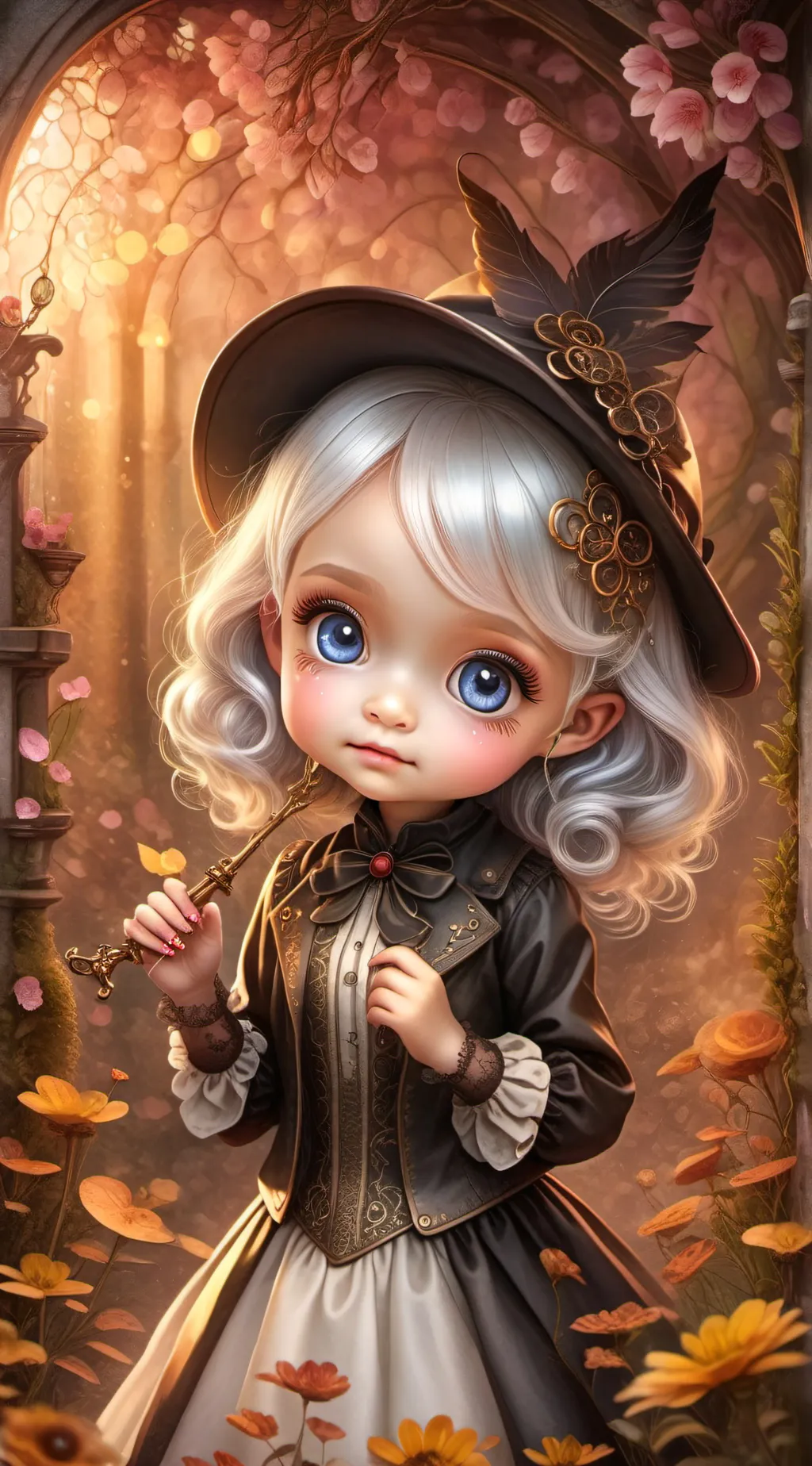 ai character: Lumina background
