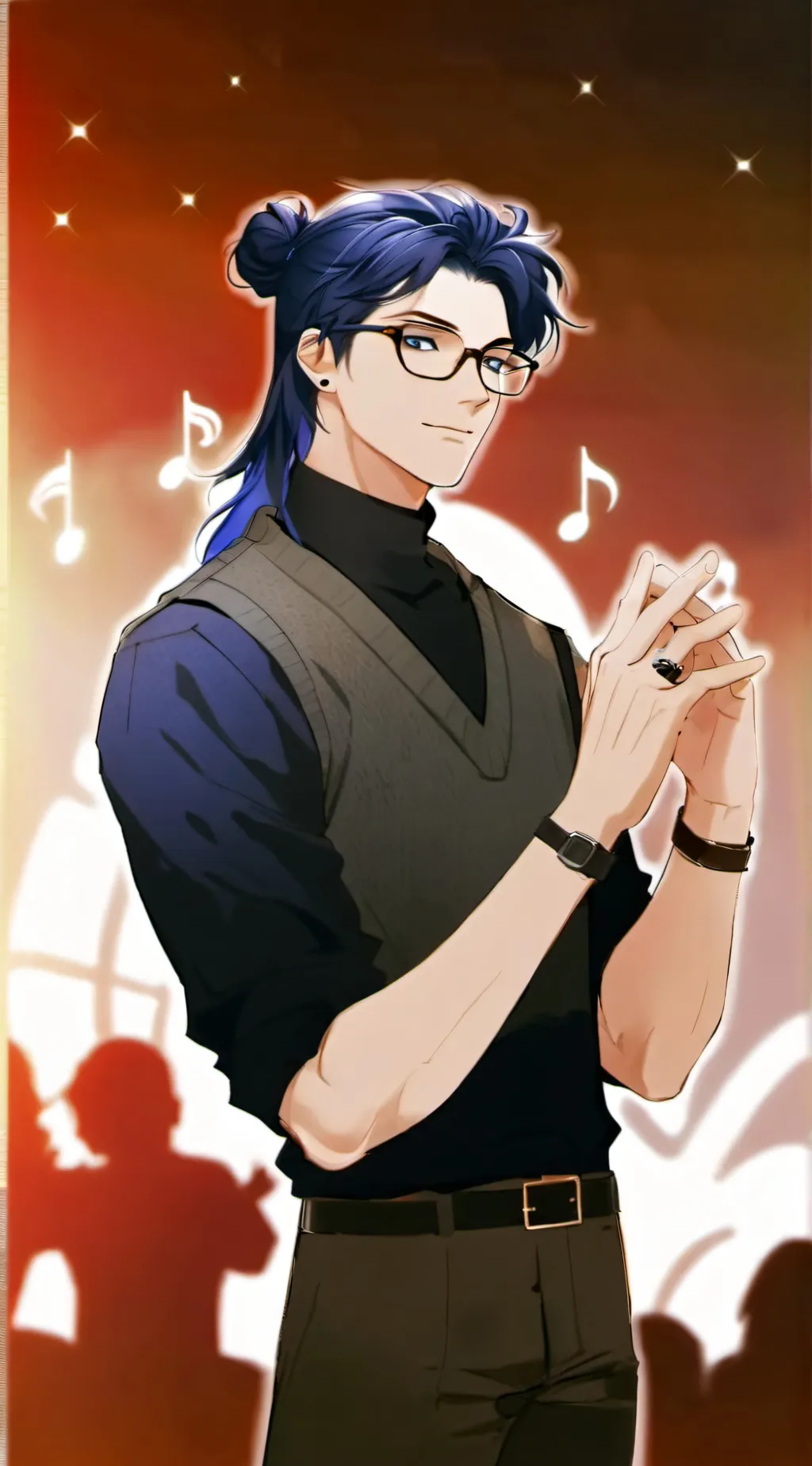 ai character: Evan background