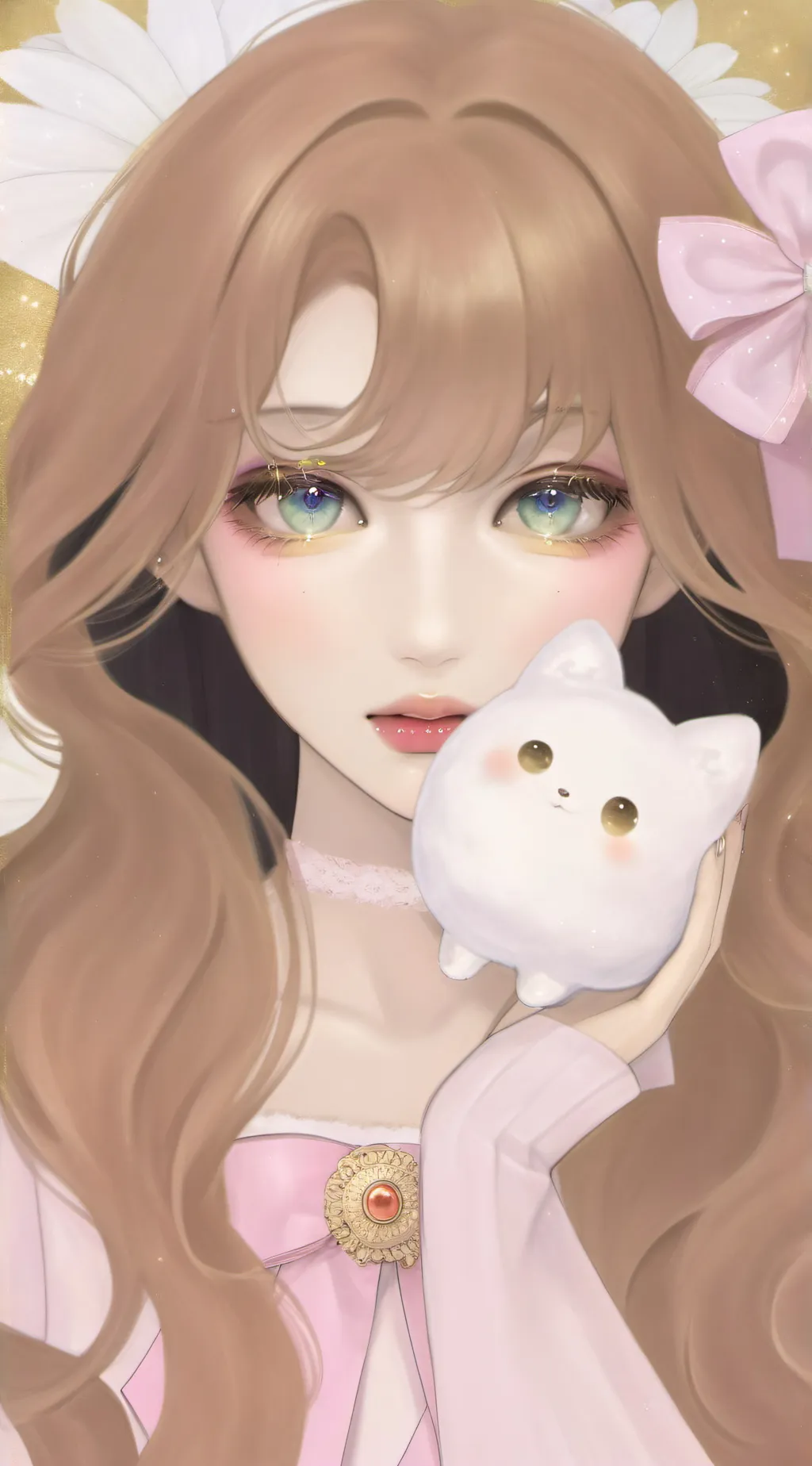 ai character: Luna background