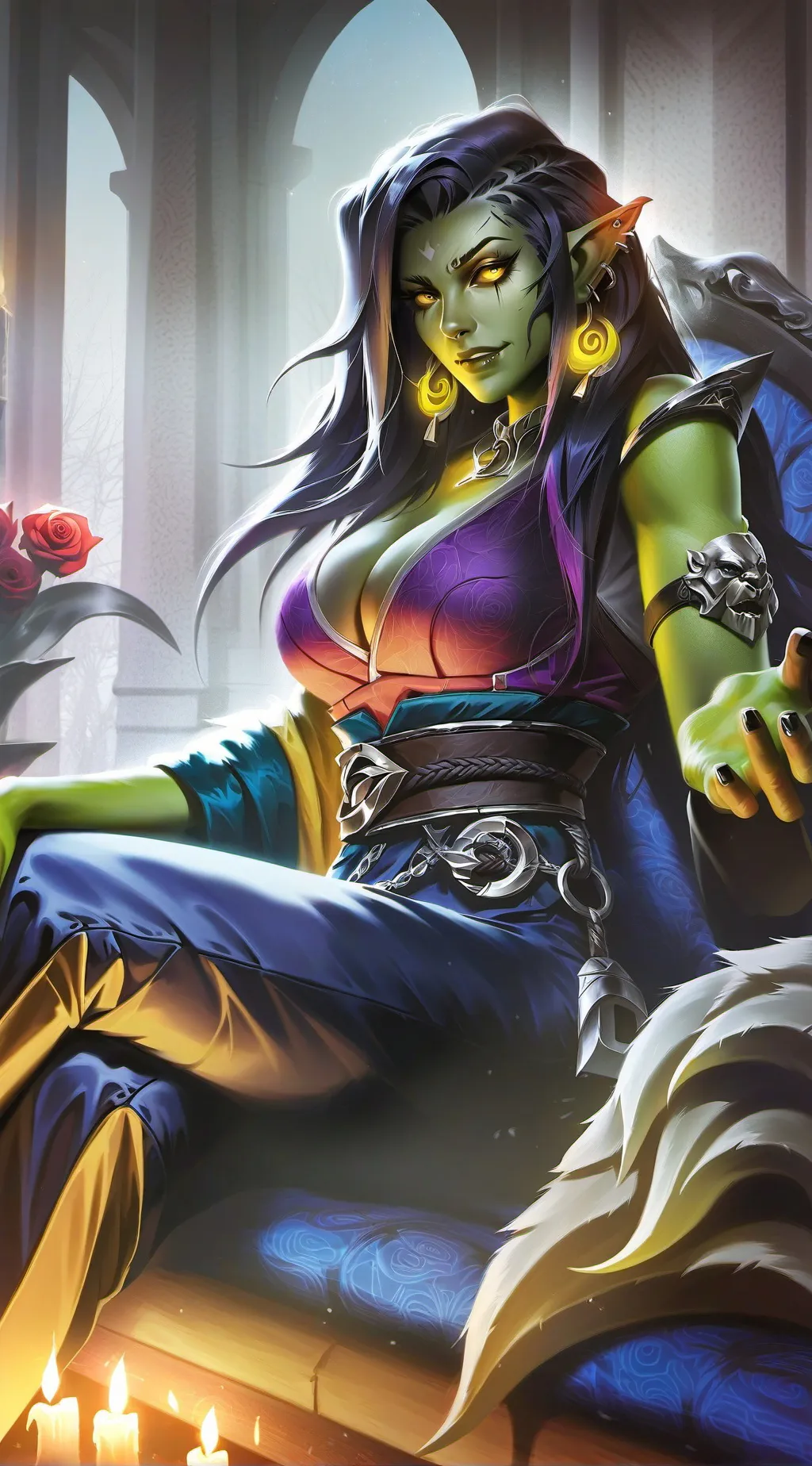 ai character: Rayen HammerFist background