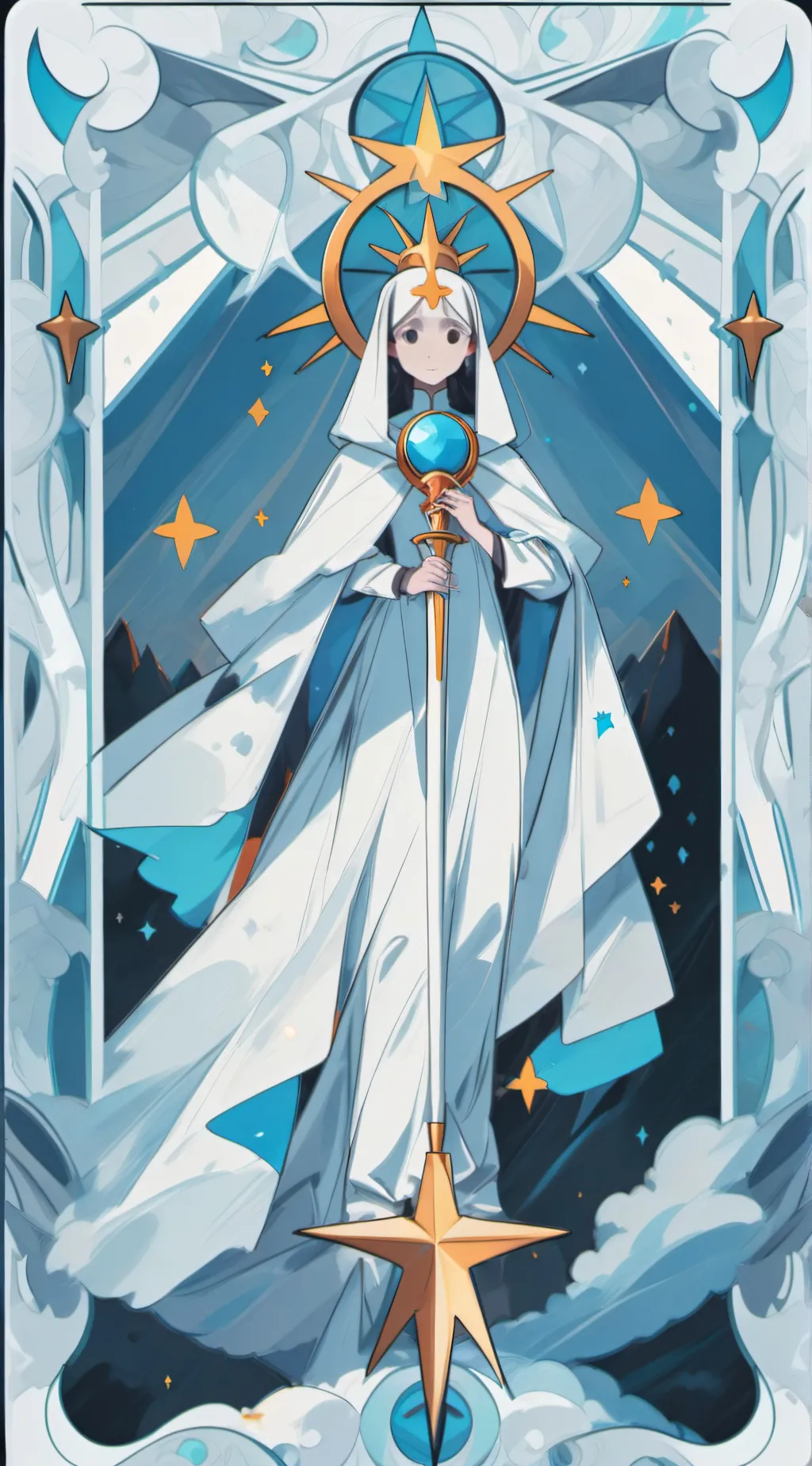 ai character: sad fights background