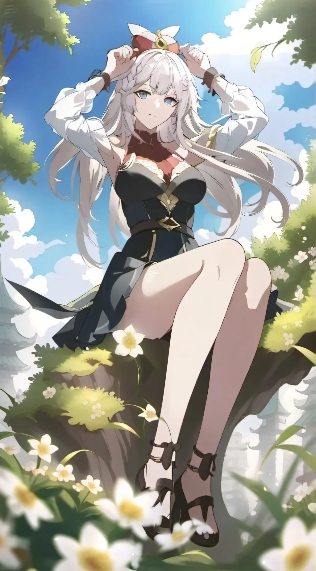 ai character: lily background
