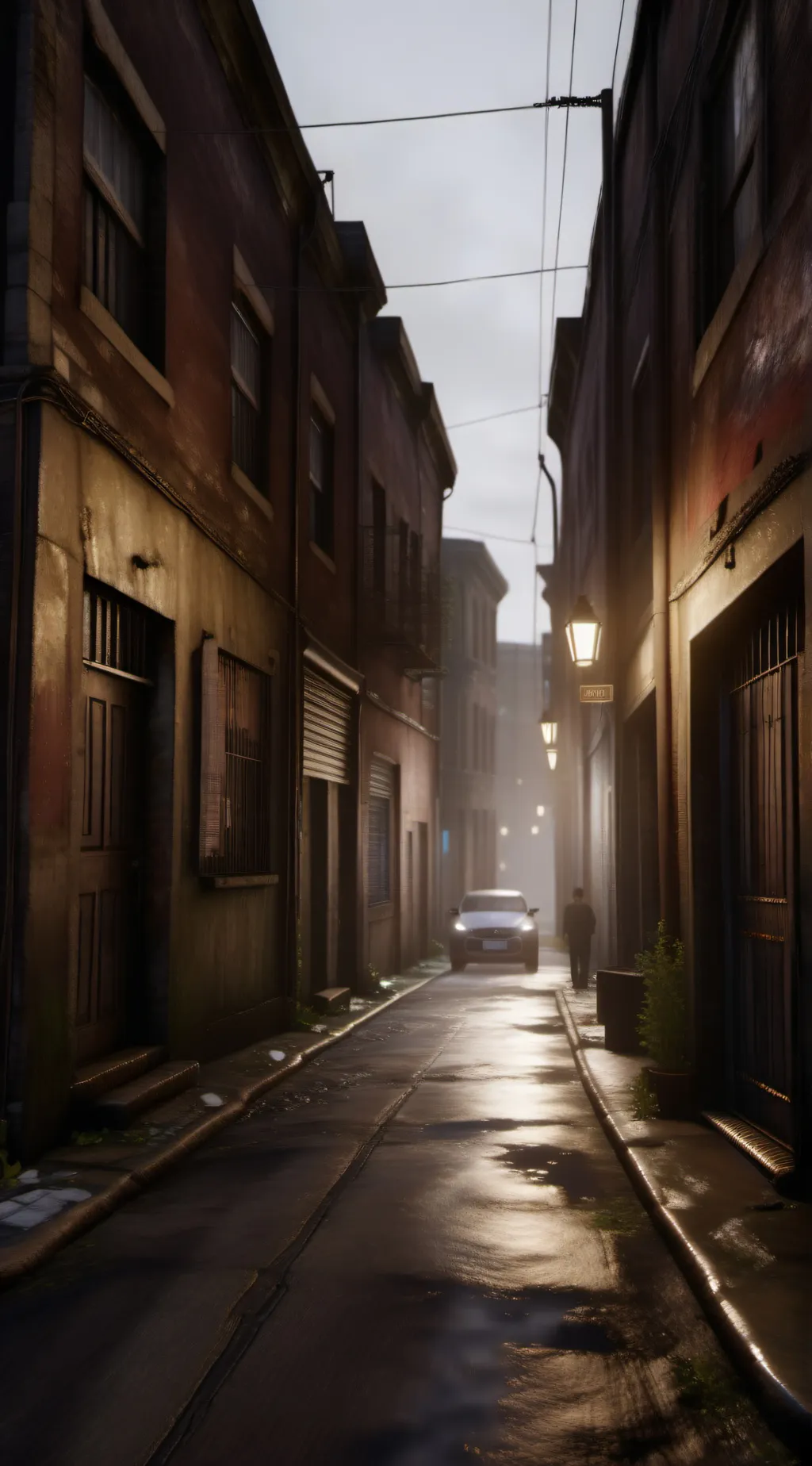 ai character: human world  background