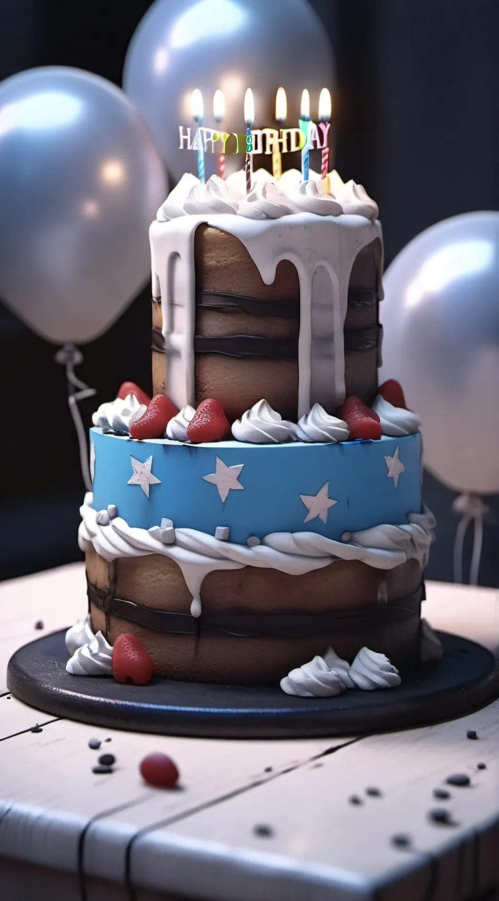 ai character: your birthday  background