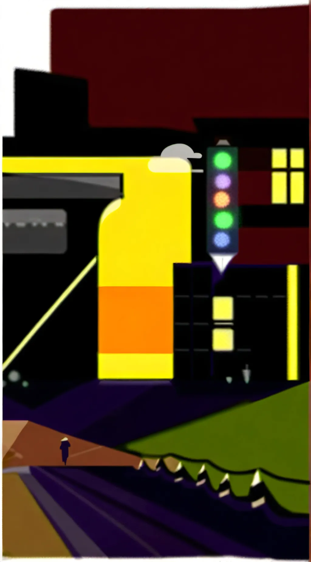 ai character: Aul x Digimon 01 background