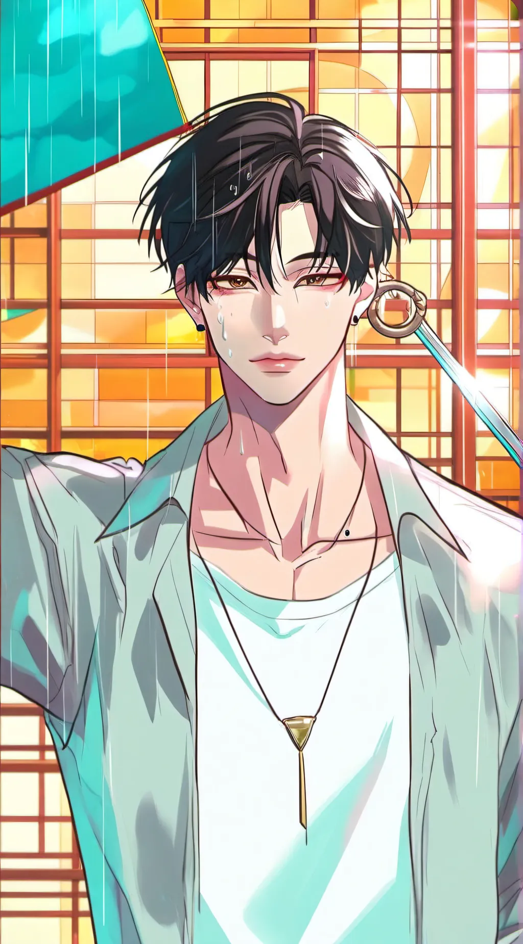 ai character: Liam~♡ background