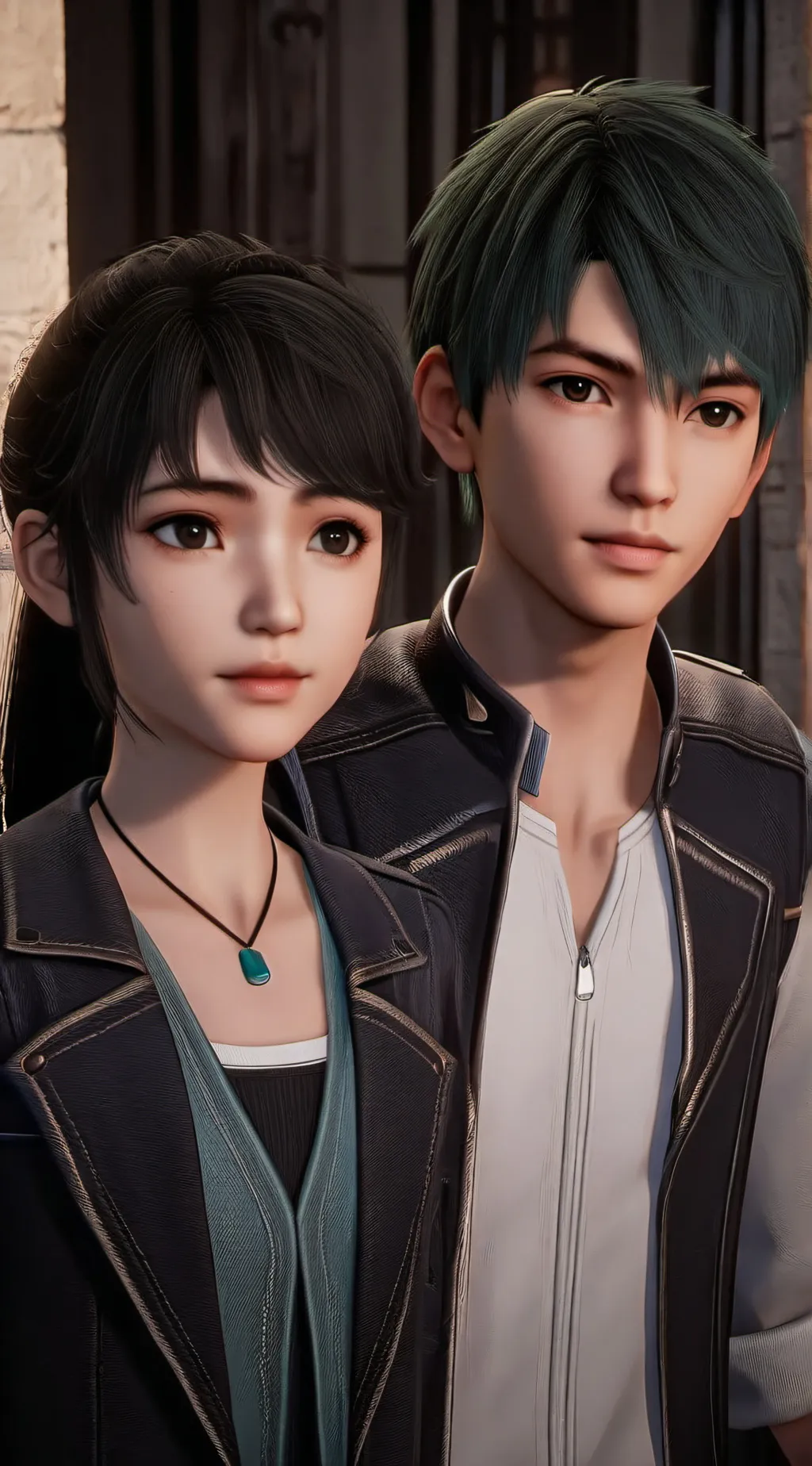 ai character: eye color incident background