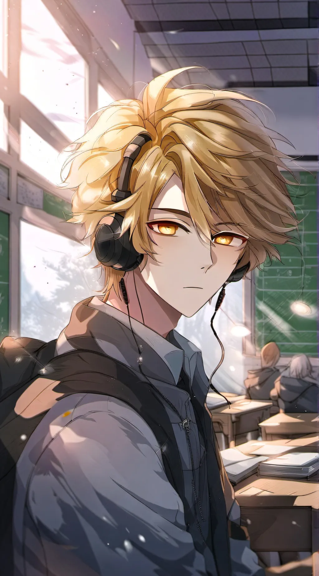 ai character: Leon background