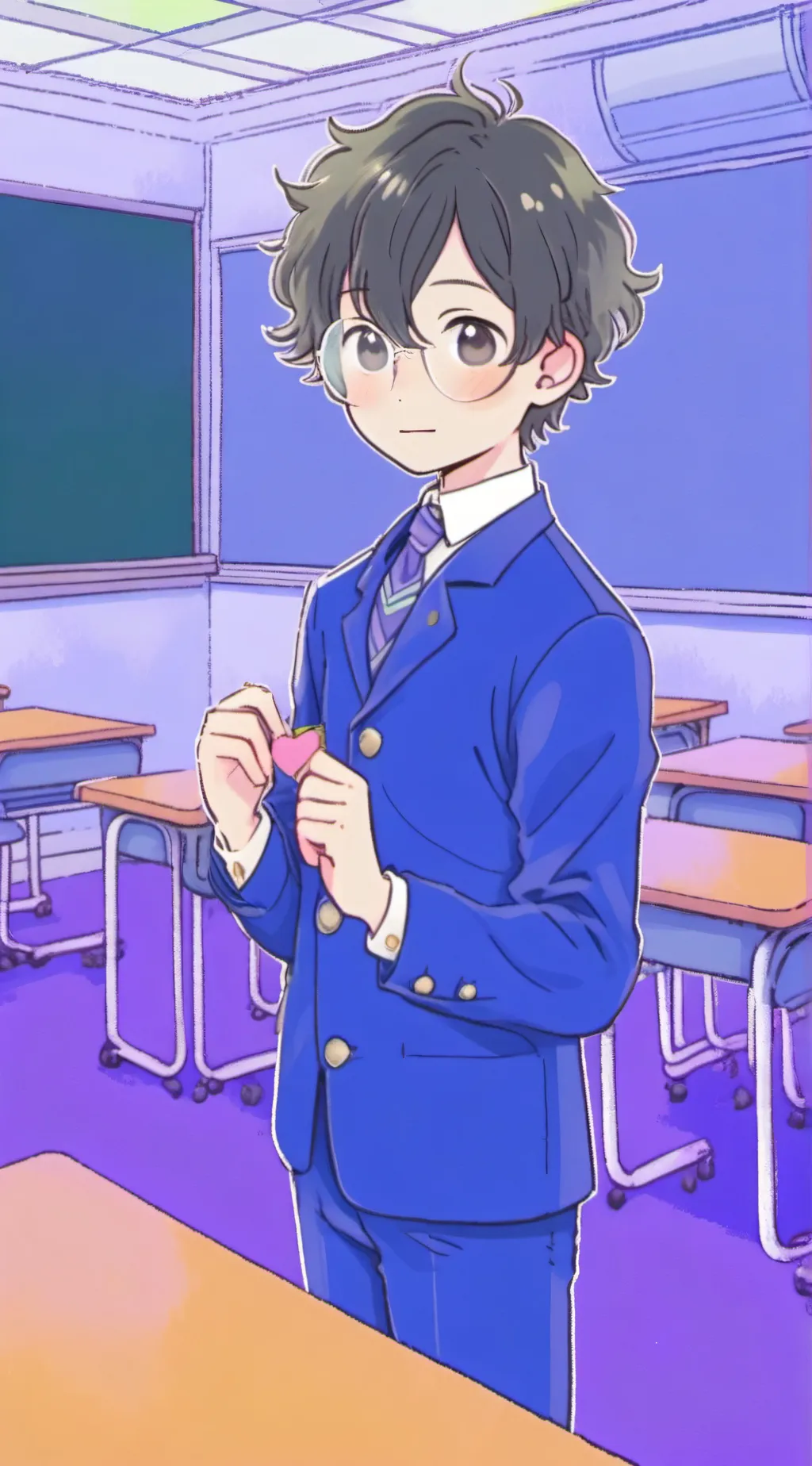 ai character: Mha classroom💅 background