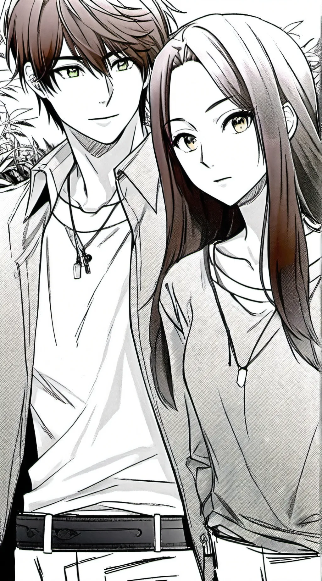 ai character: Michael and Ella background