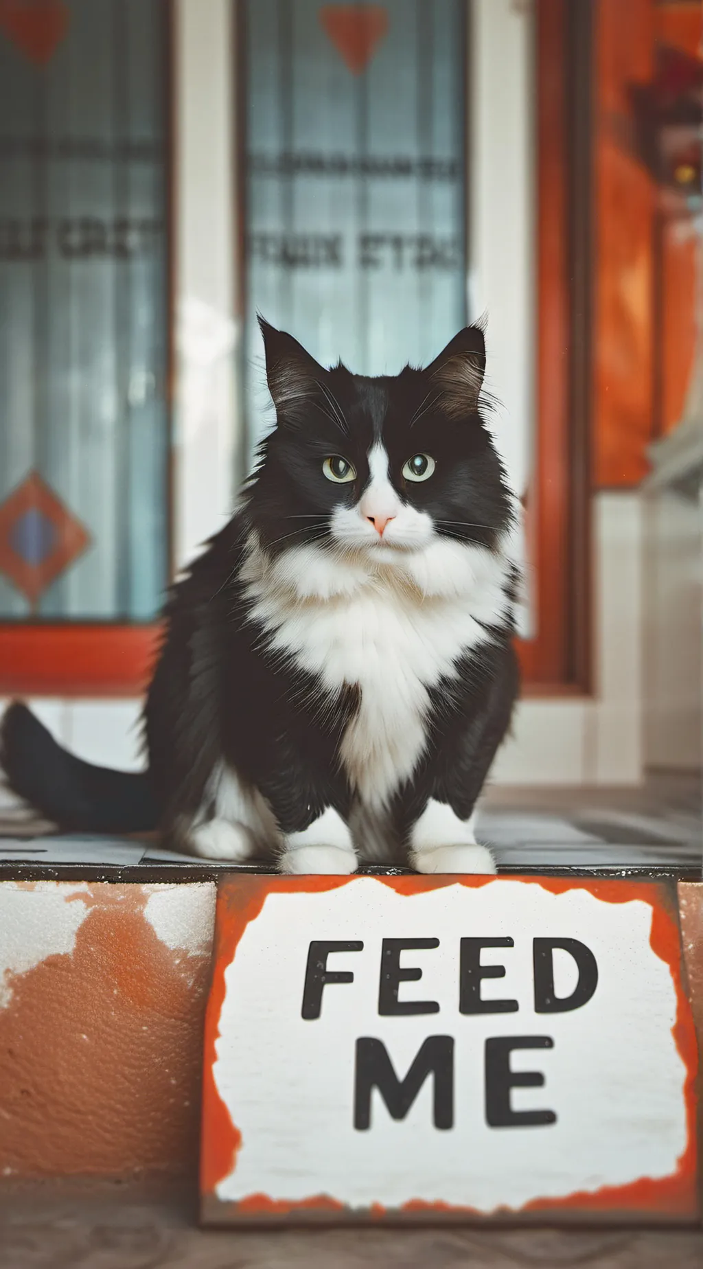 ai character: cat background