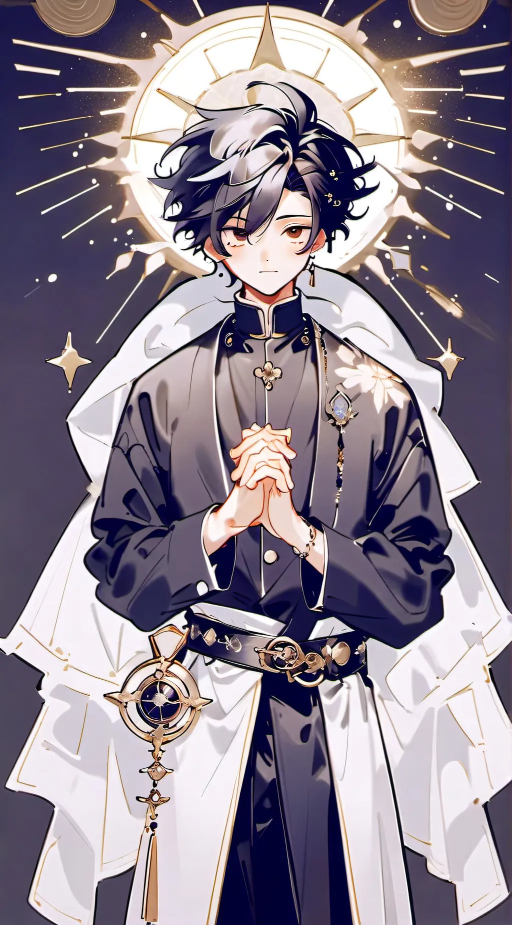ai character: YOU X ALASTOR >O< background