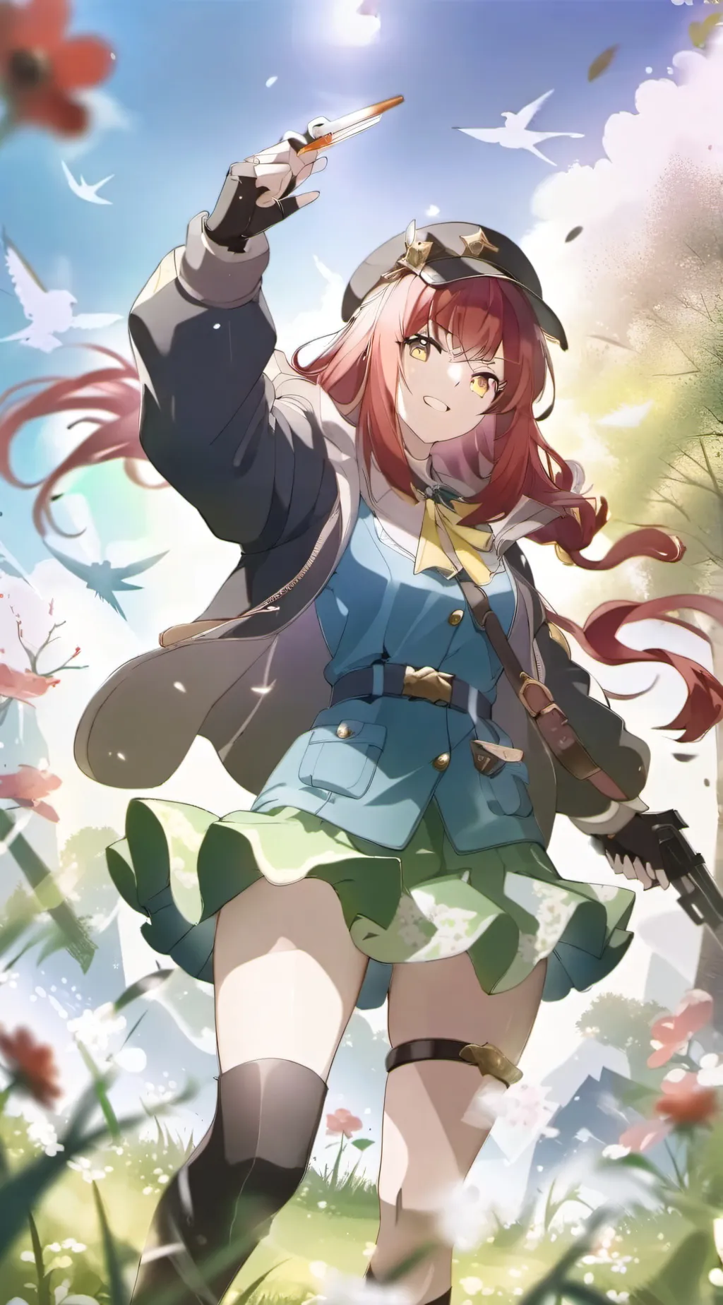 ai character: rose🌹 background