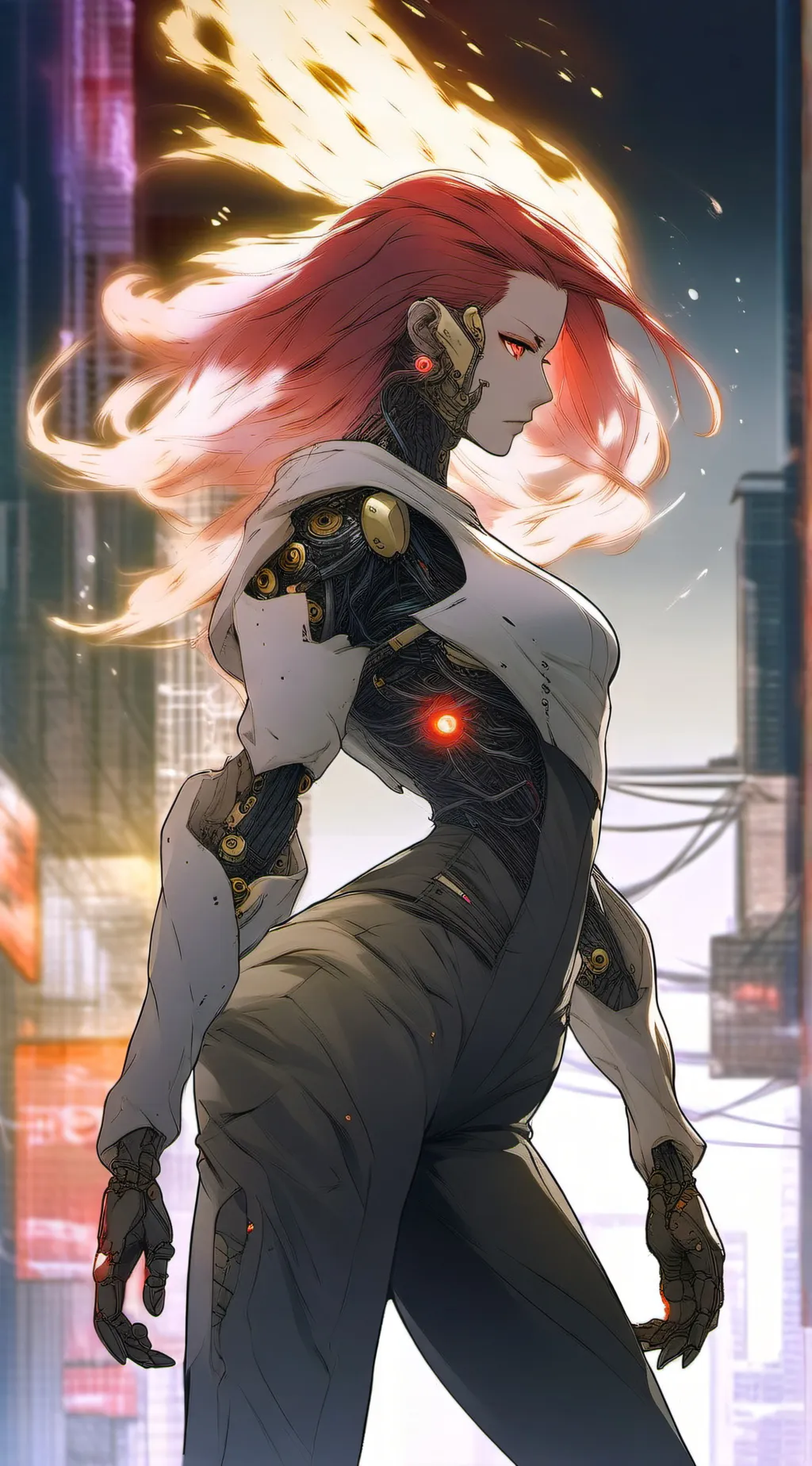 ai character: Corrupted Hestia background