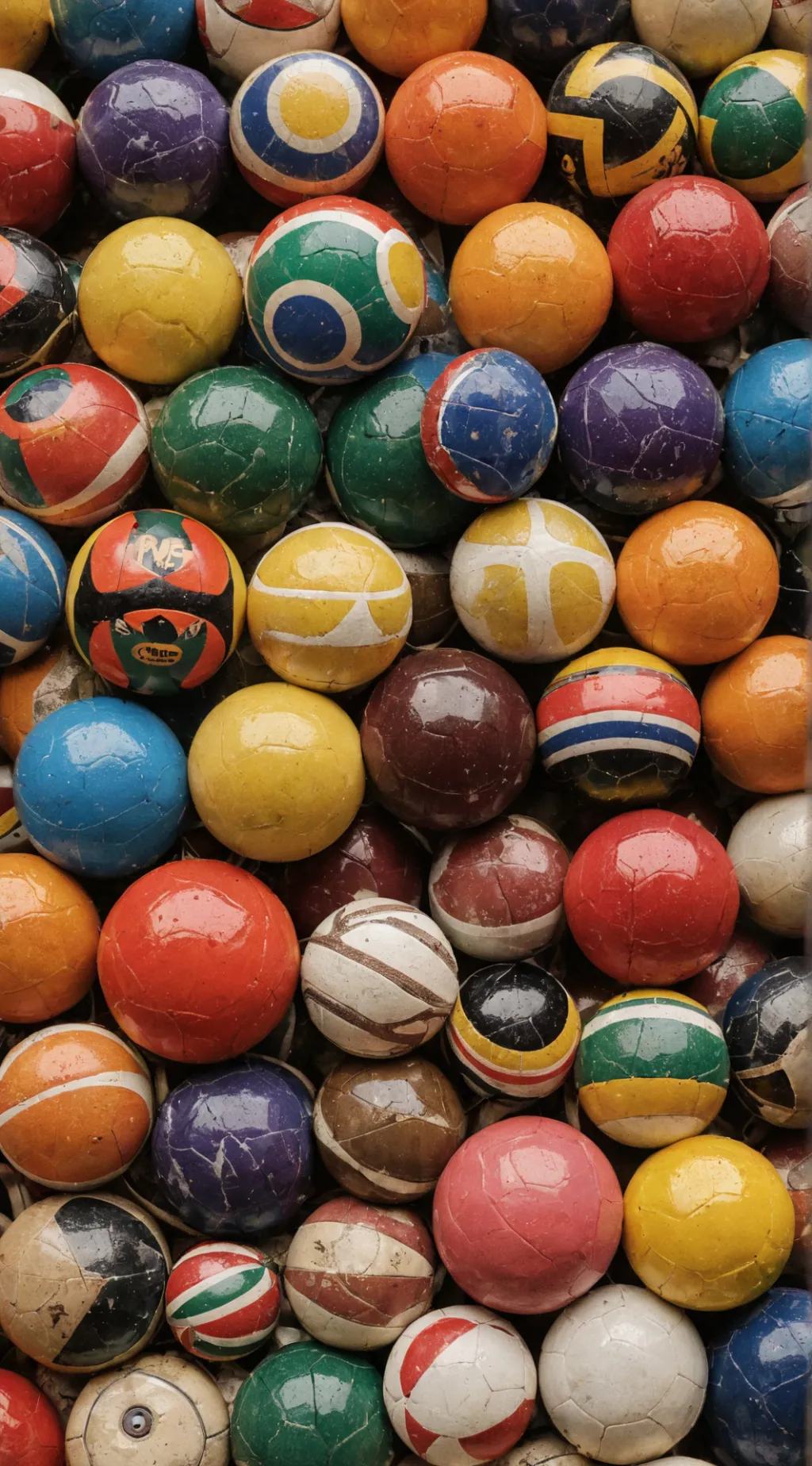 ai character: balls background