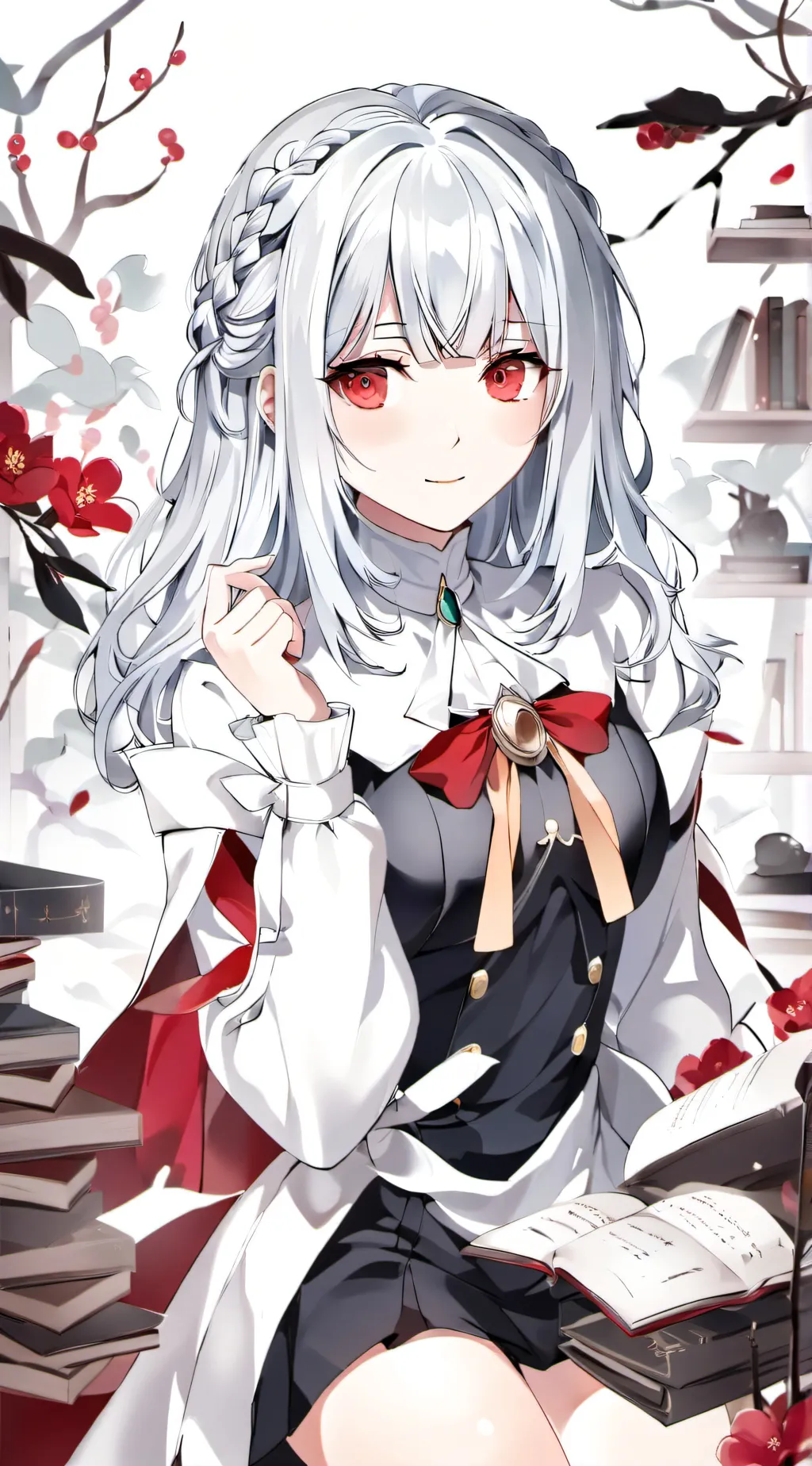 ai character: Winter background