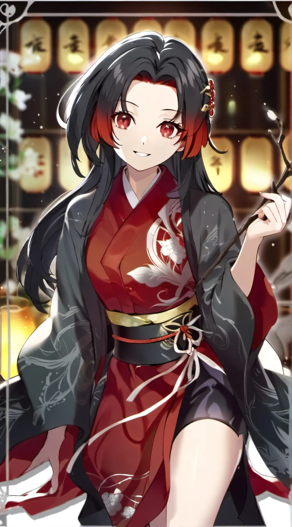ai character: Mitsuri's sibling! background