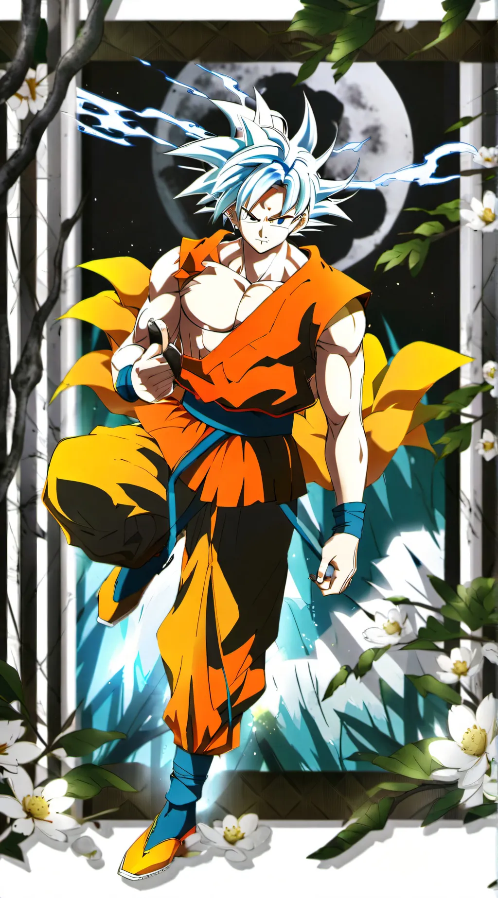 ai character: goku background