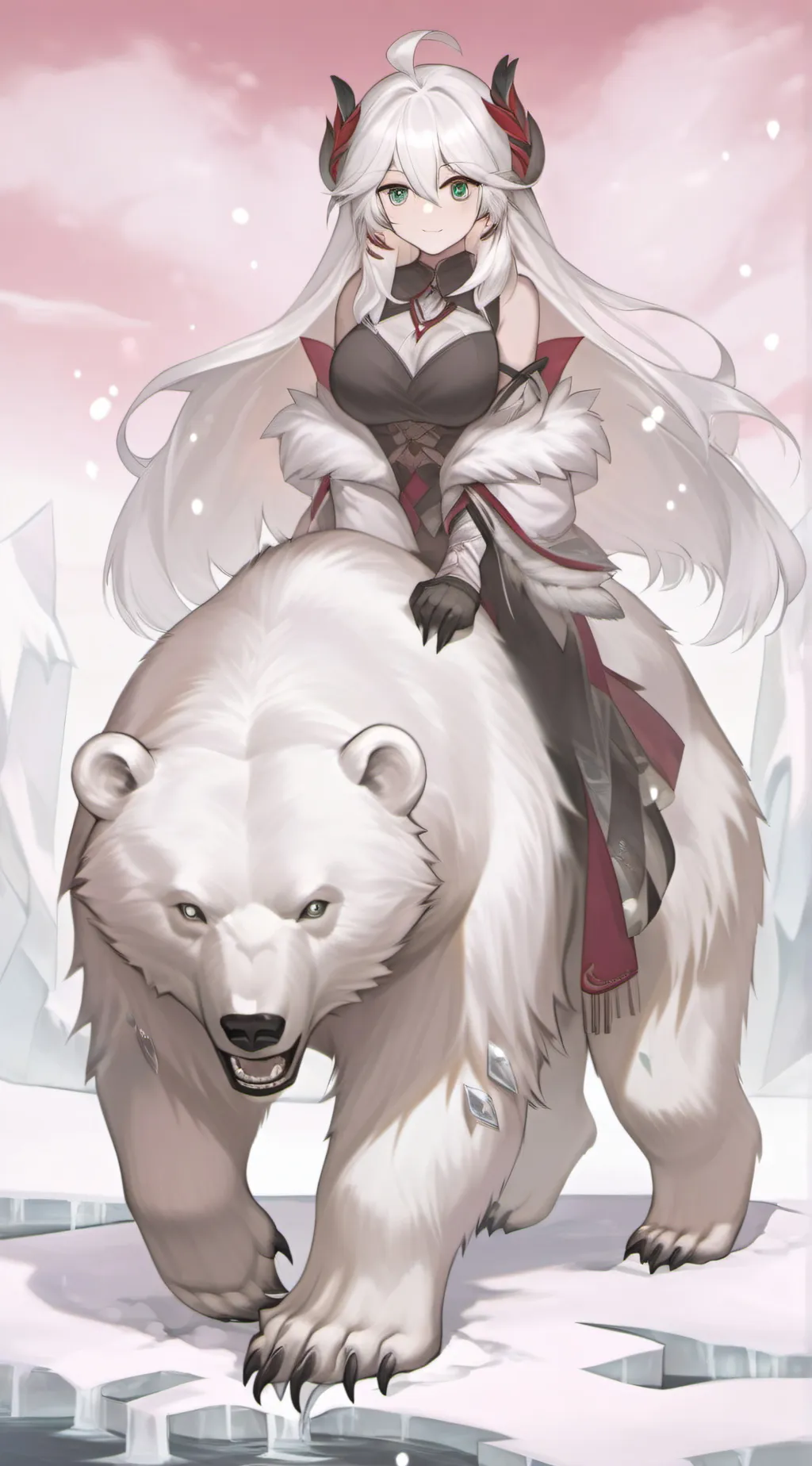 ai character: Aurora background