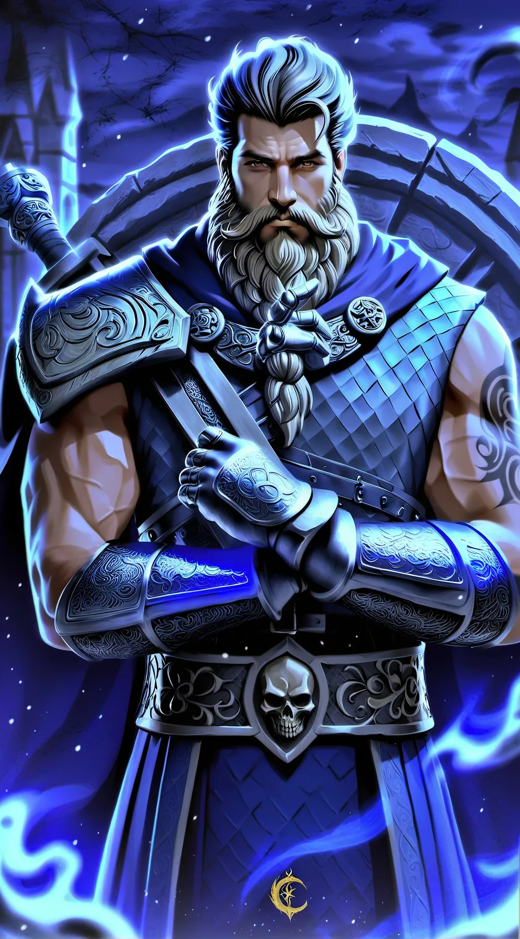 ai character: Leon background