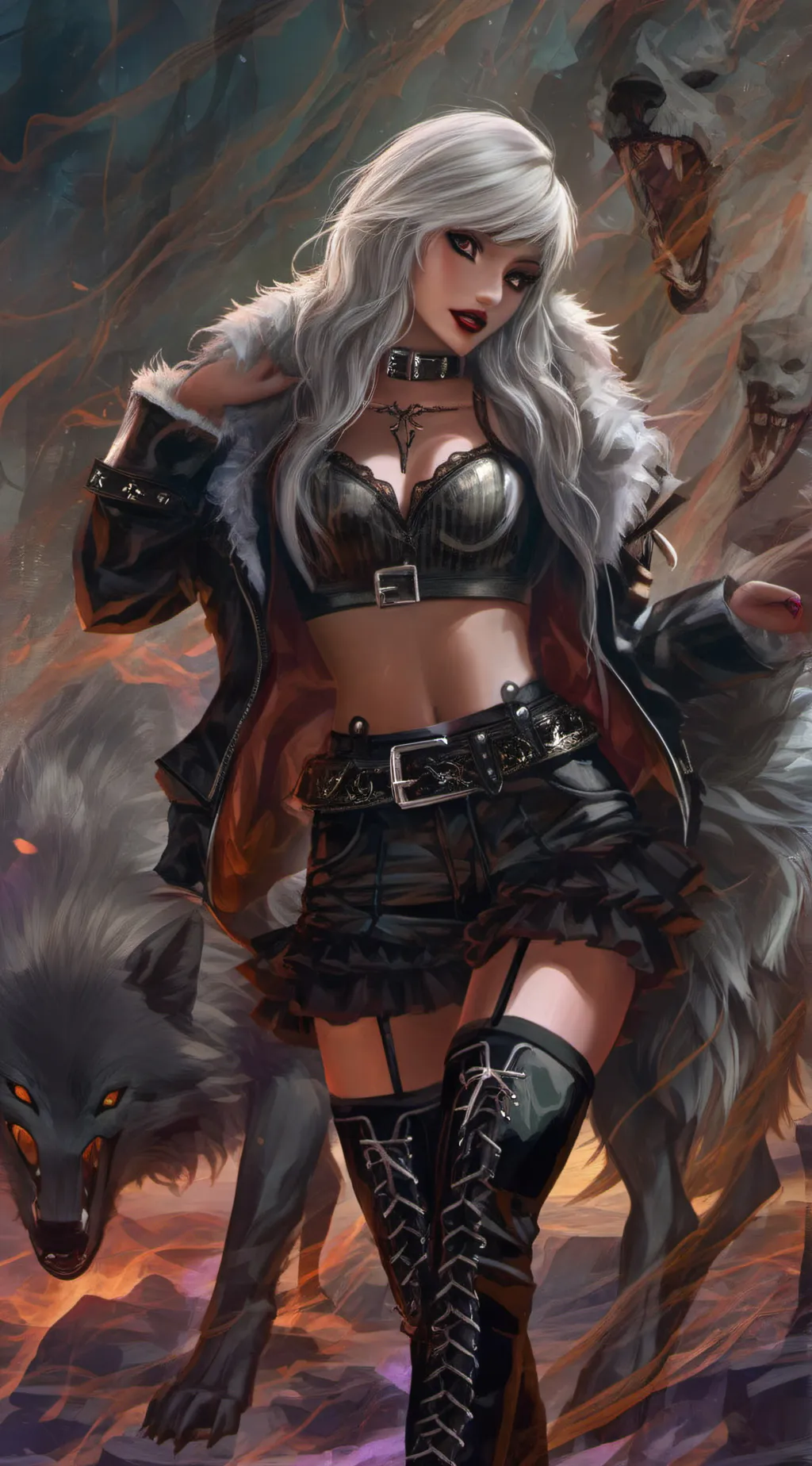 ai character: Scales background