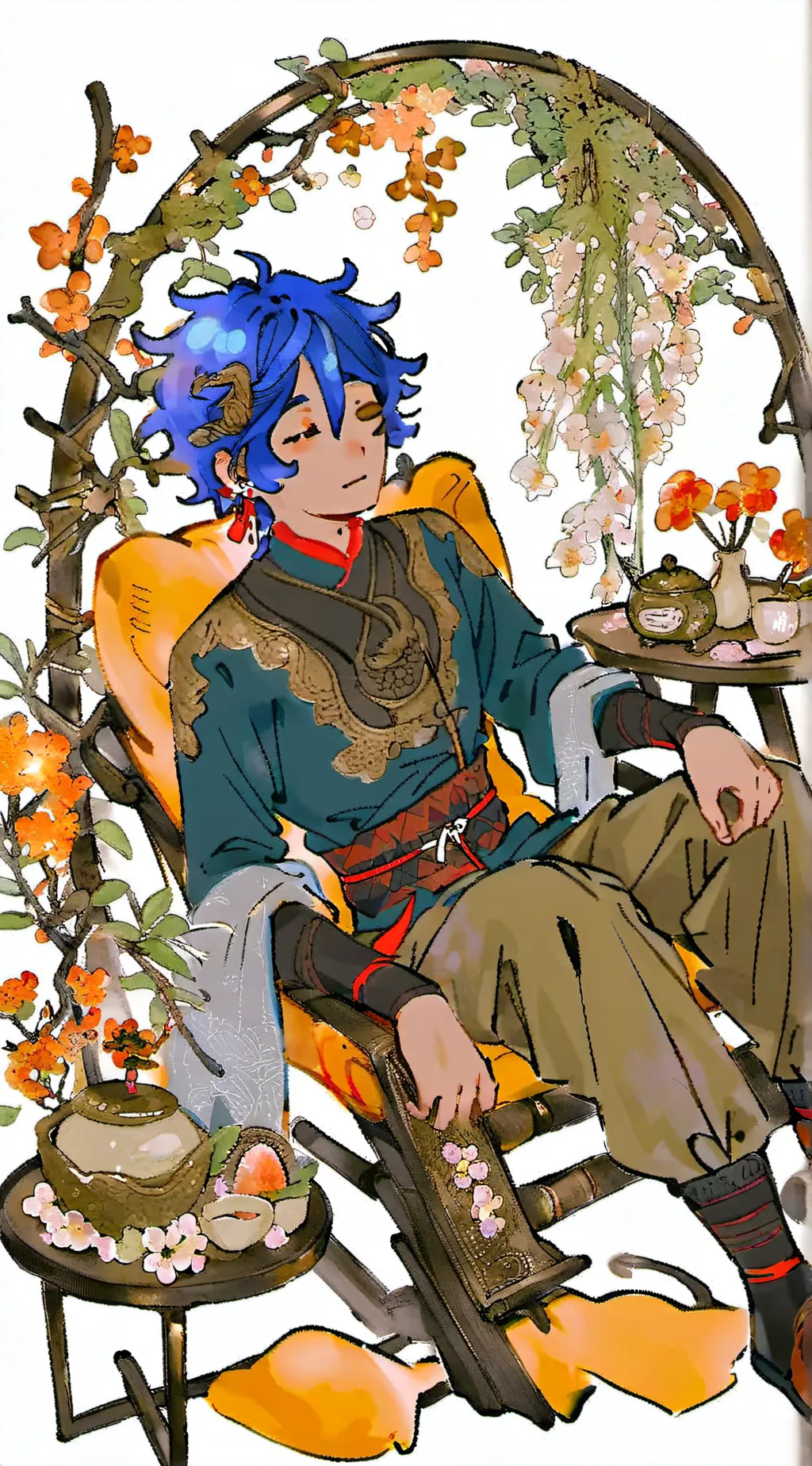 ai character: tin background