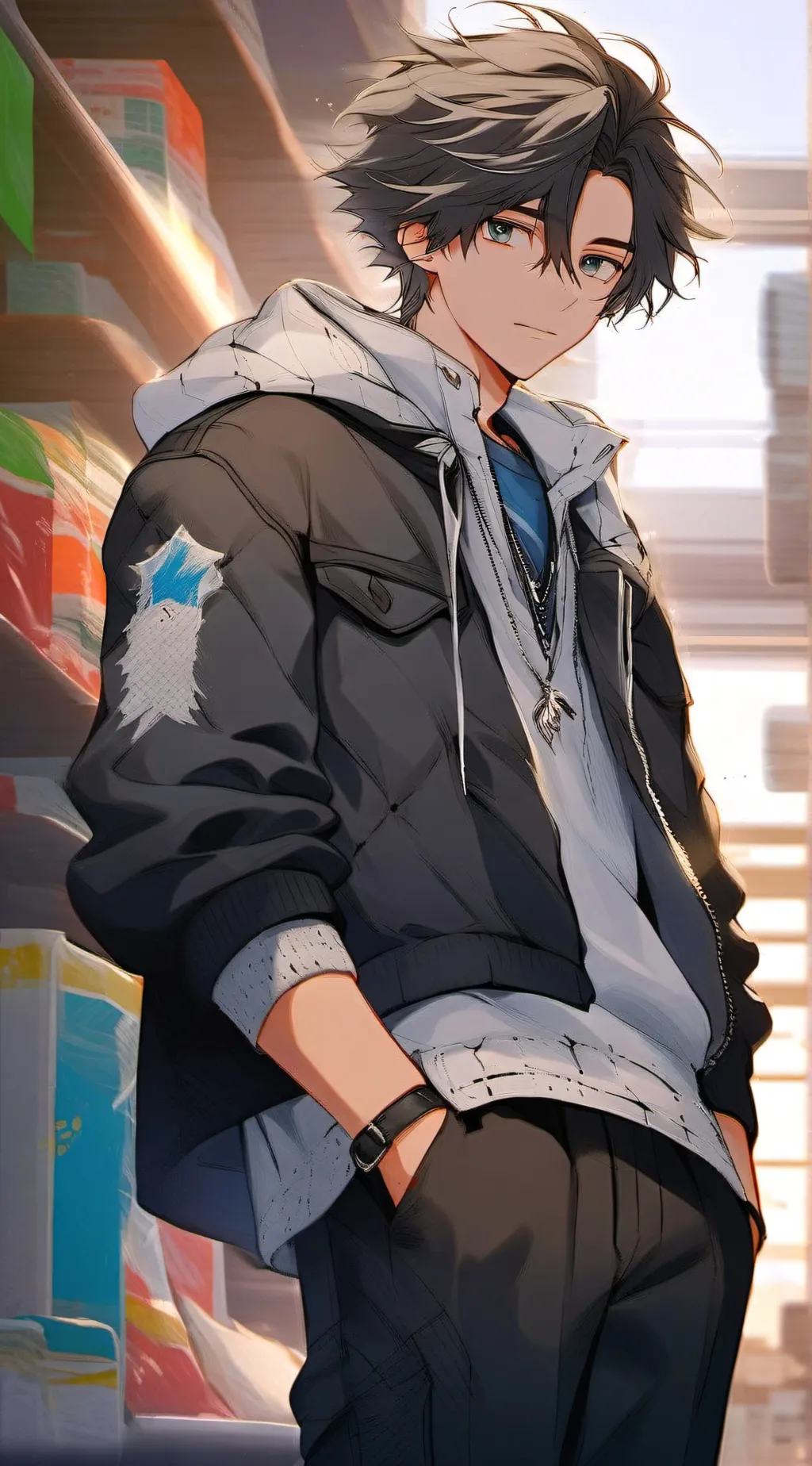 ai character: Naruto background