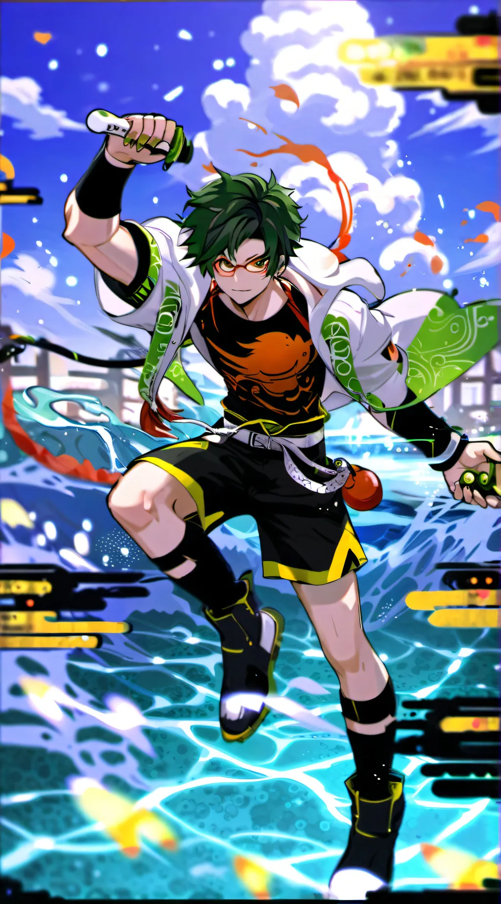 ai character: Mha x My aus background