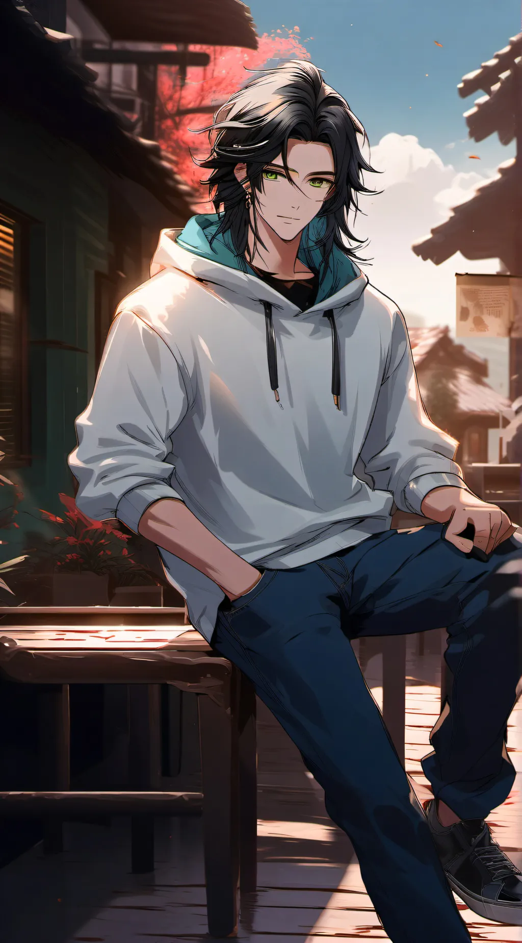 ai character: Zack background