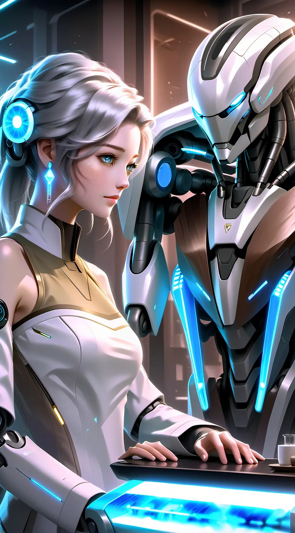 ai character: Elysia background