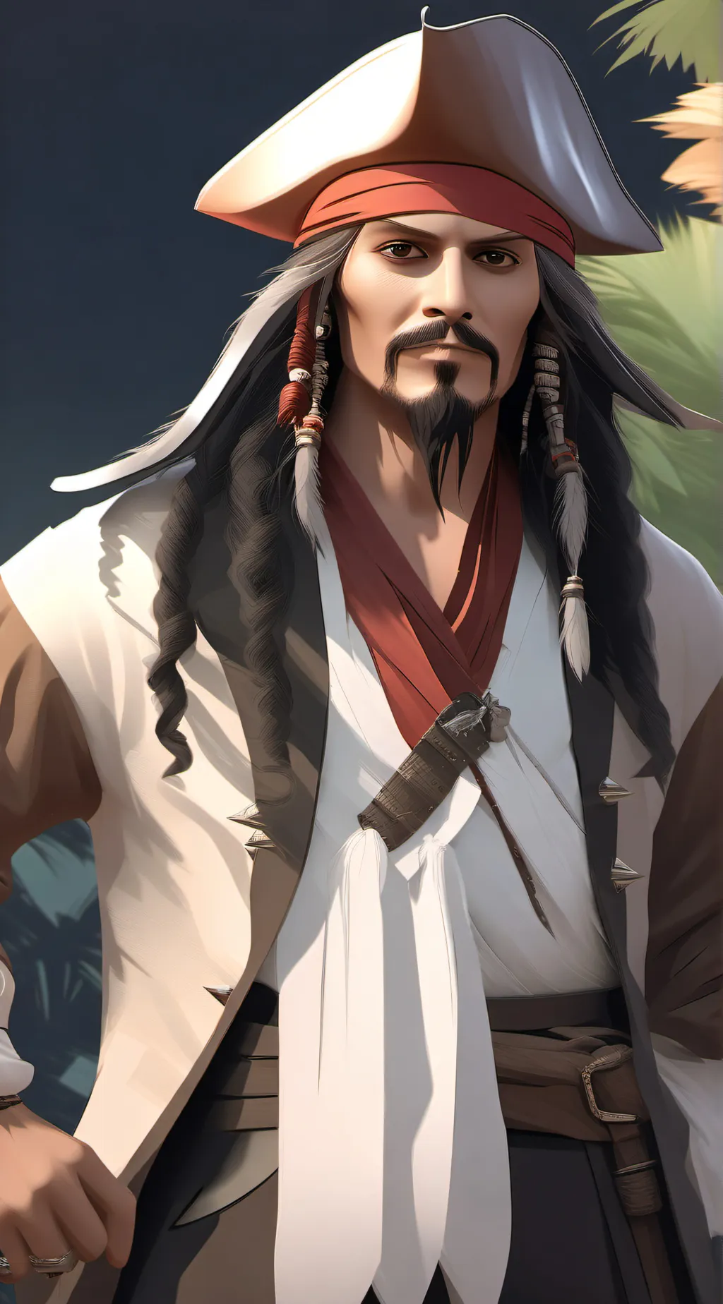 ai character: jack sparrow background
