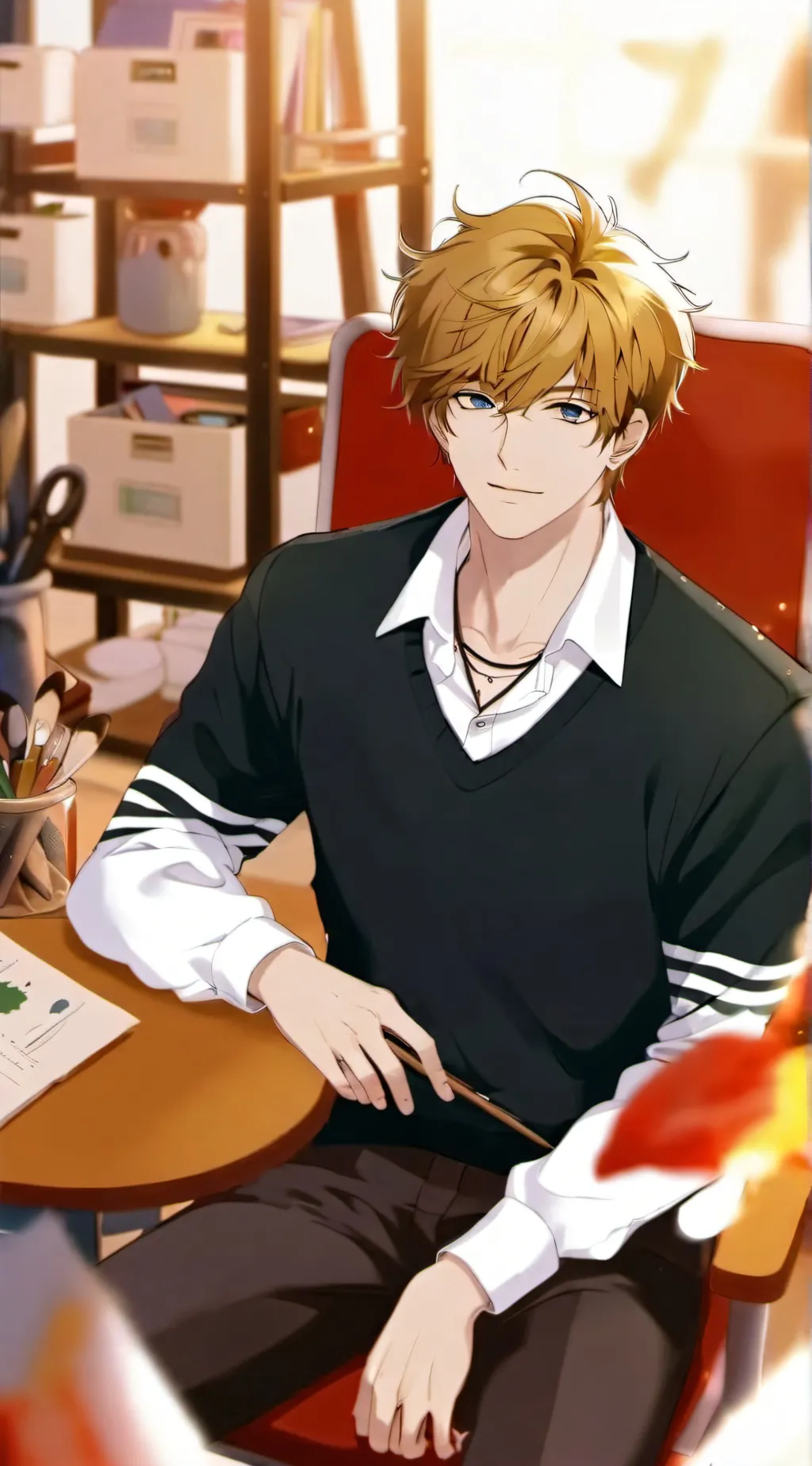 ai character: Mr. Miller (Blake) background